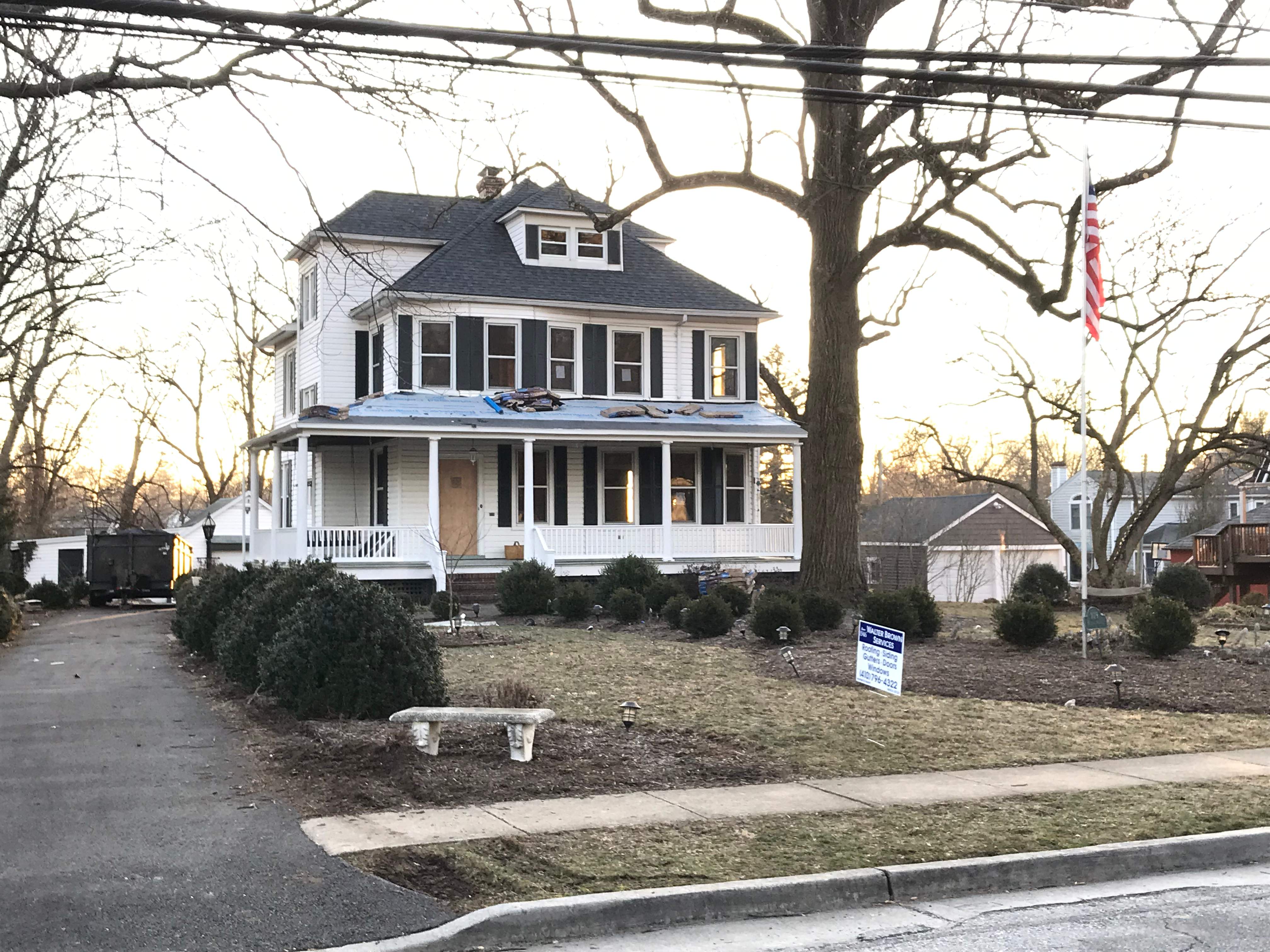 Residential Roofing Installation using Max Def Pewterwood by Alpha Design Services