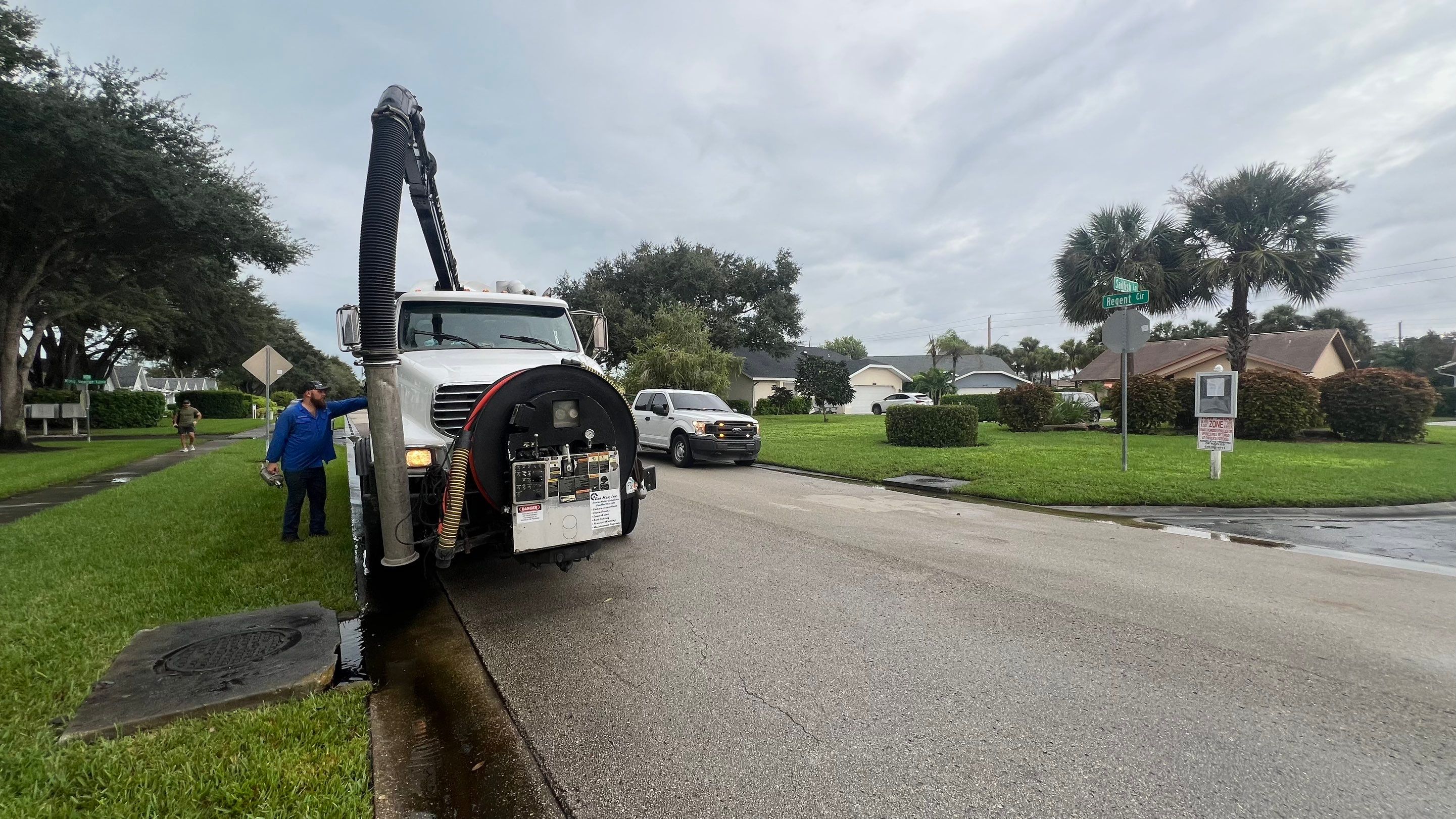 Naples Community Stormwater Blockage by Don Mar, Inc. Storm Water Solutions
