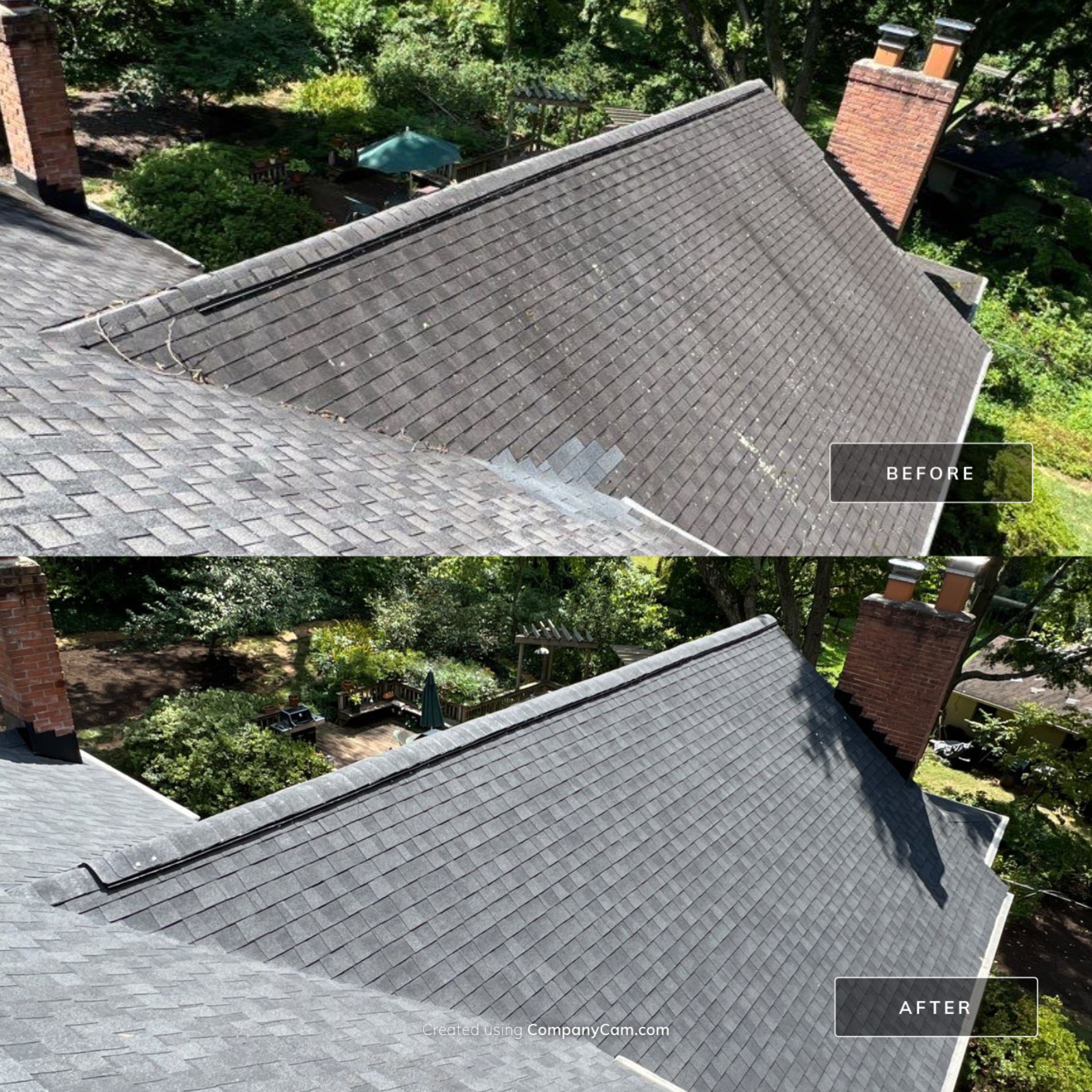 Alexandria Roof Project - CertainTeed Landmark Pro Max Def Charcoal Black Shingles by RM Banning, Inc.