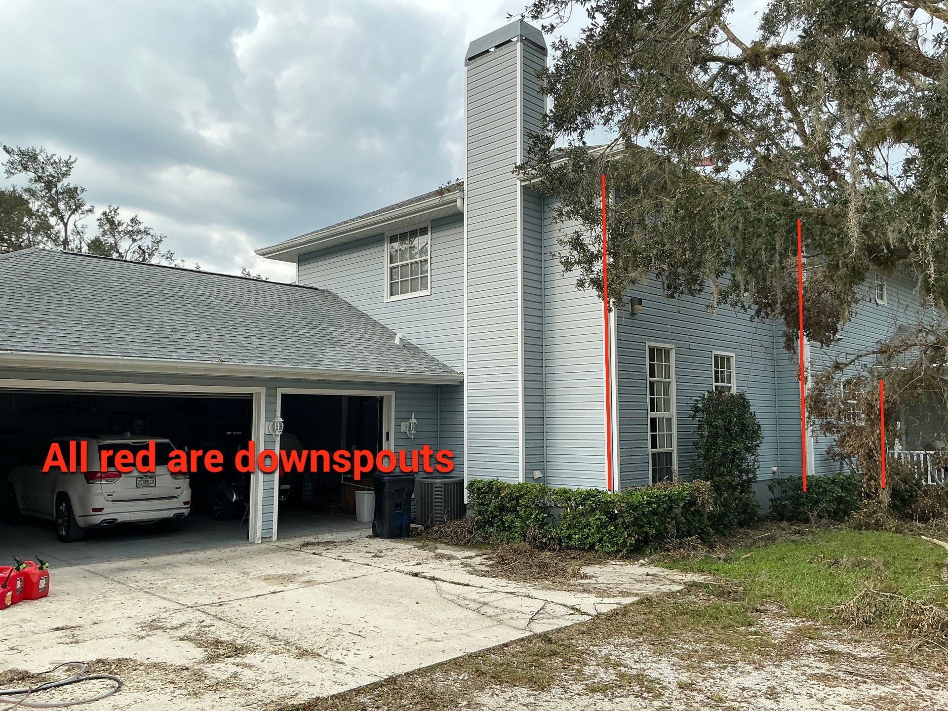 6-inch Seamless Gutters Installed in Bradenton FL by Gutter Professors