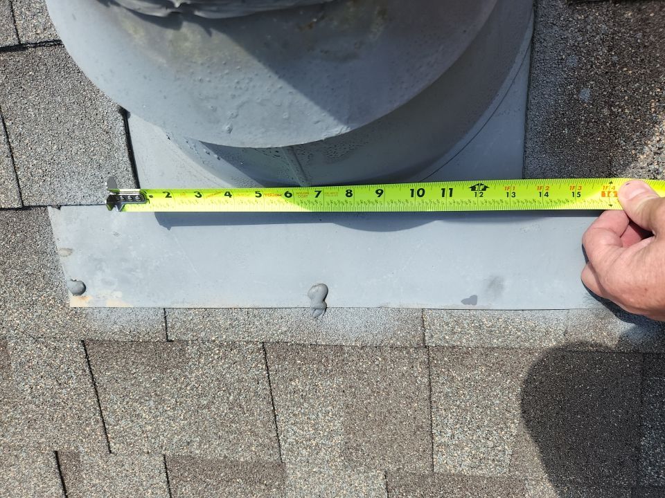 Residential Roofing Repair using Custom Fabricated Steel Spark Arrestor by Lighthouse Roofing