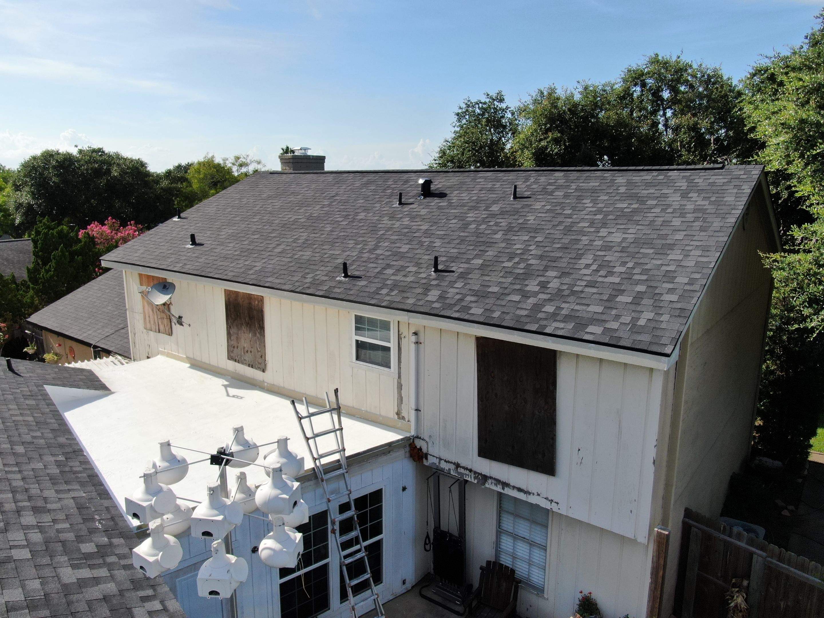 Its to Hot! Insulate this roof by Bayfront Roofing and Construction