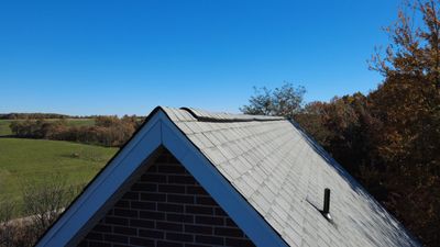 Residential Roofing Install - Atlas Pinnacle Pristine Shingles - Color Oyster
