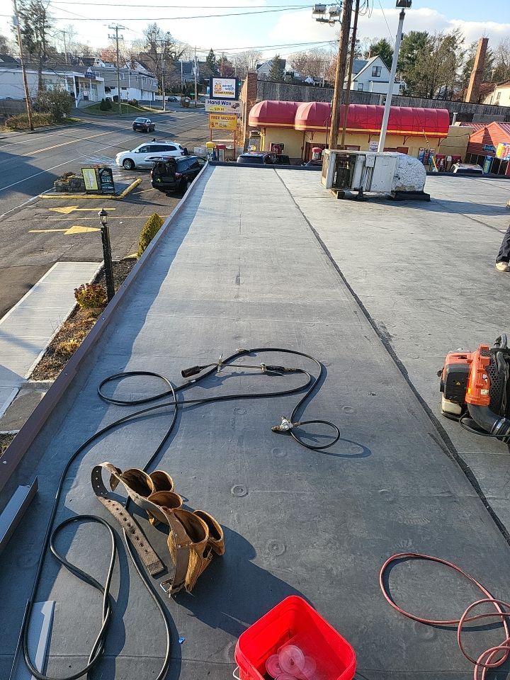 Commercial Roofing Installation using EPDM  by A Plus Exterior