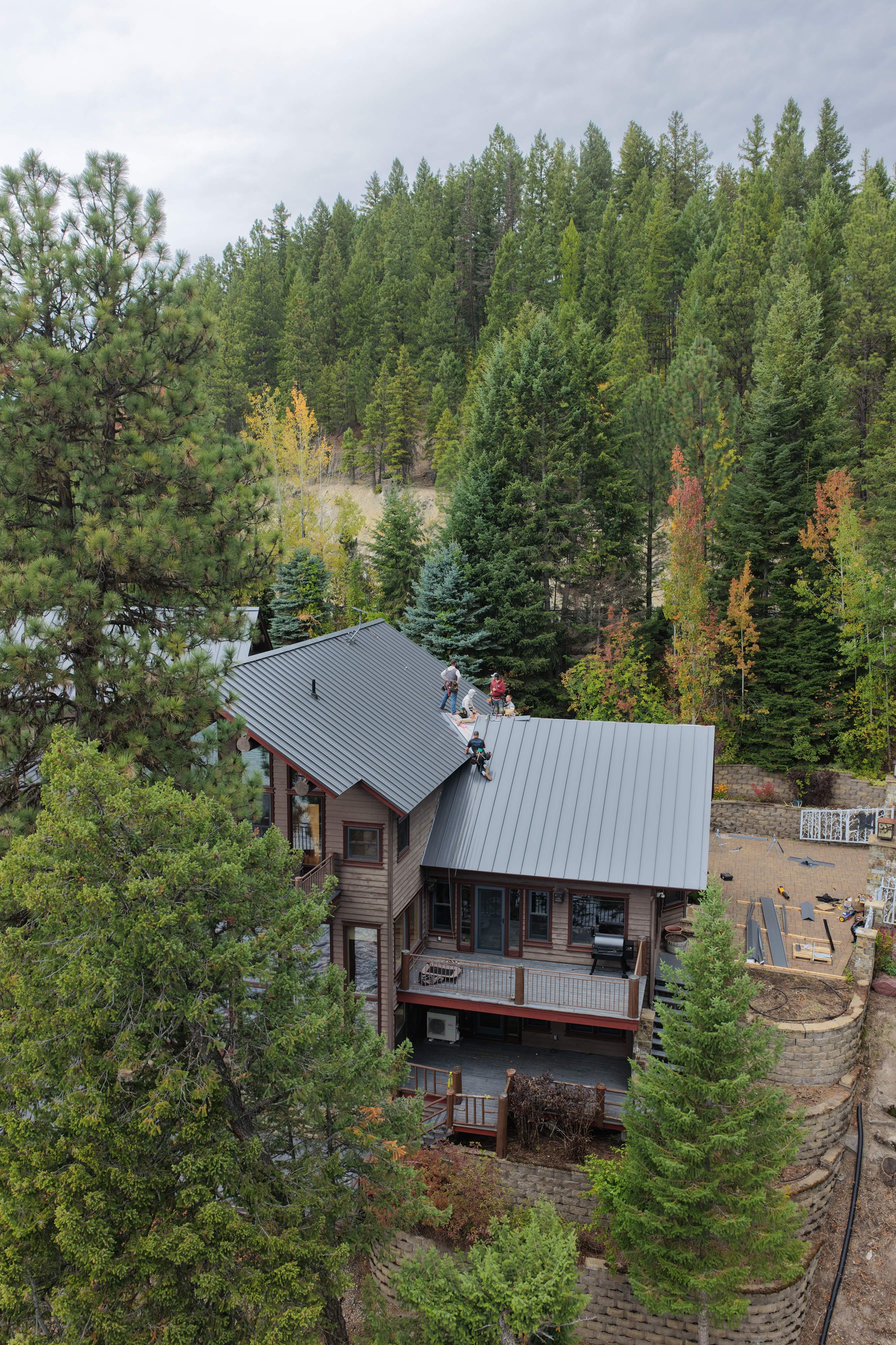 16" Mechanical - Dark Gray  by Montana Roofing Solutions