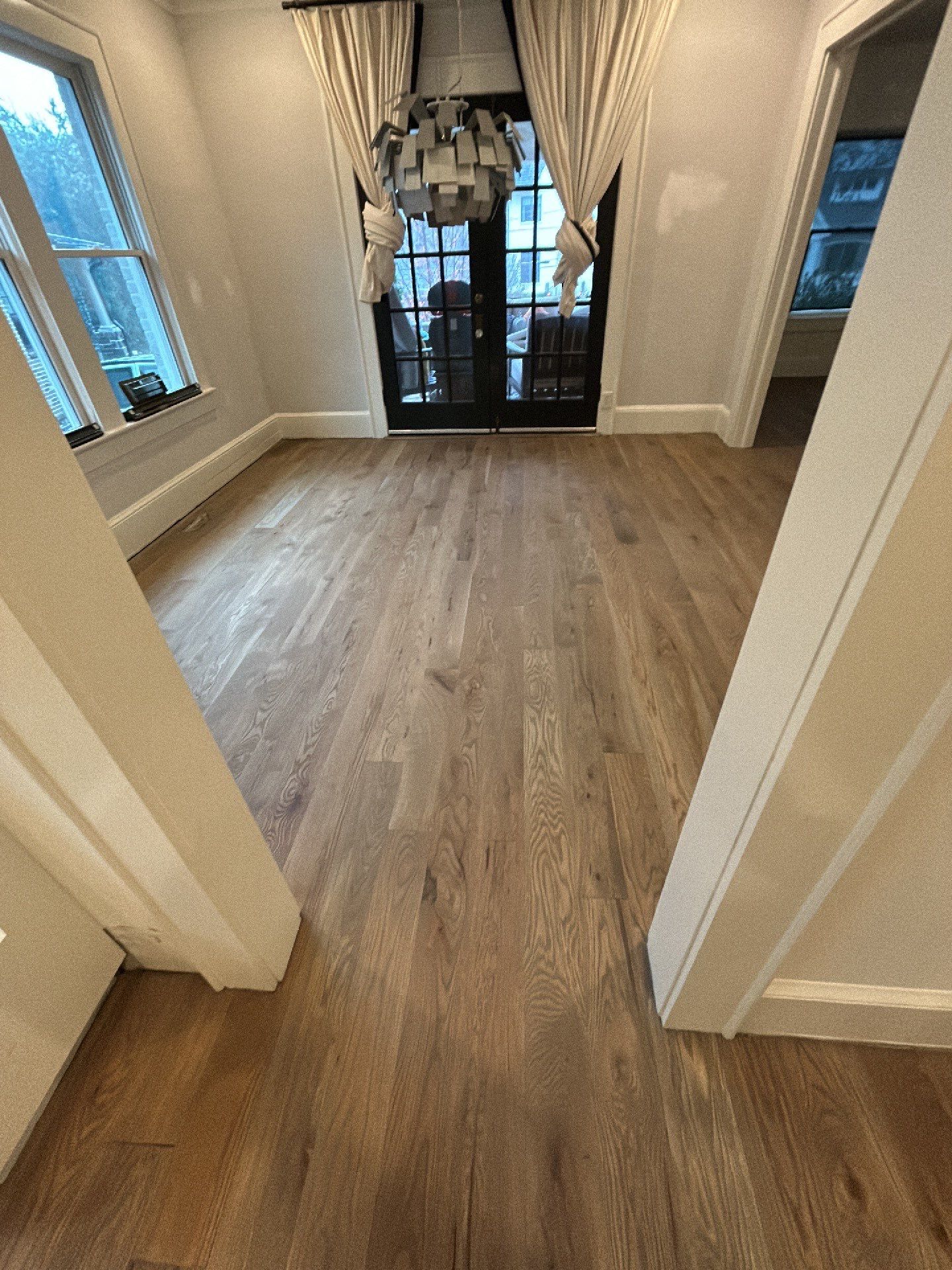White Oak refinish  by Footprints Floors of East Atlanta