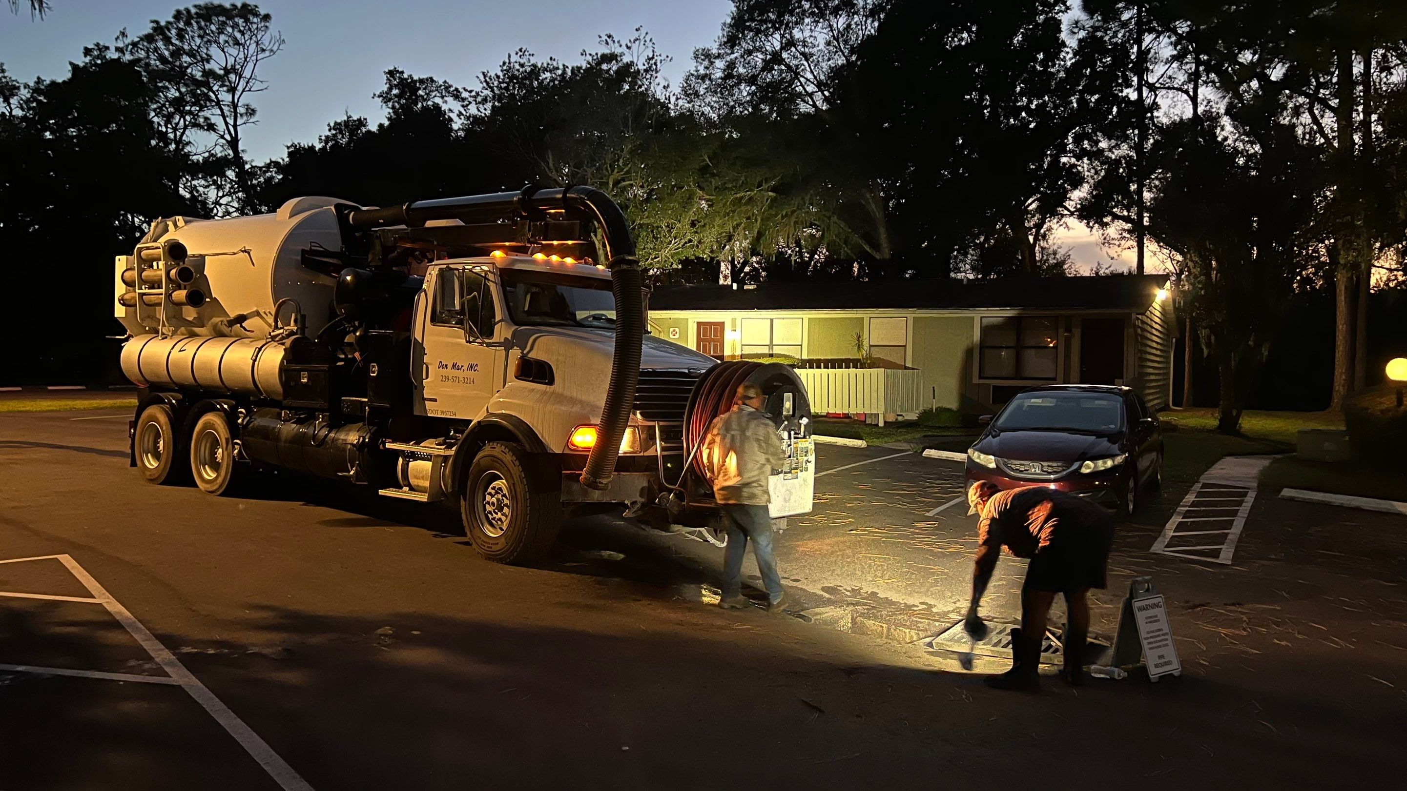 Apartment Complex Storm Water System Cleaning and Maintenance by APS Power & Water