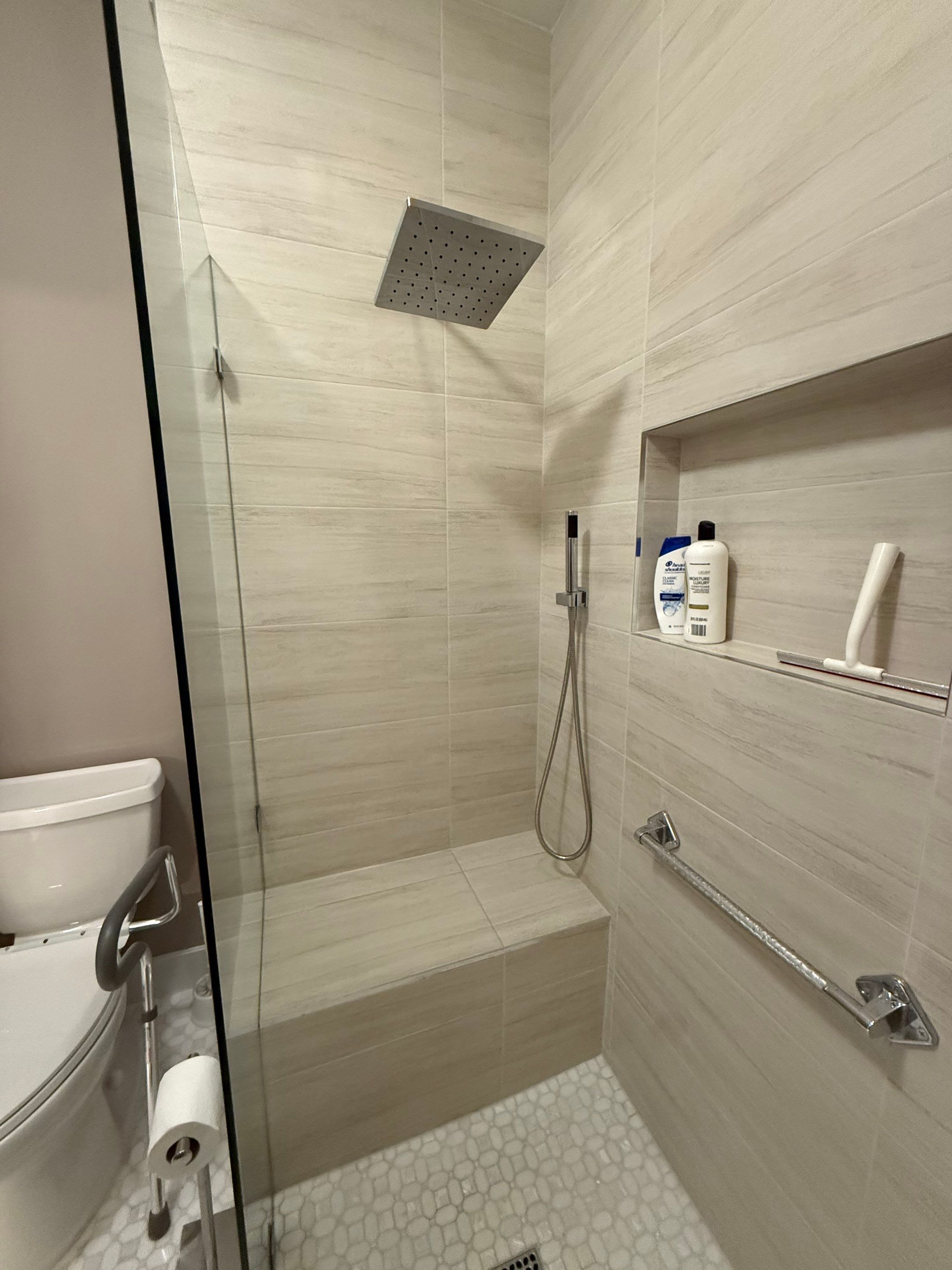 Walk-In Shower - Delray Beach by Hevi Tile
