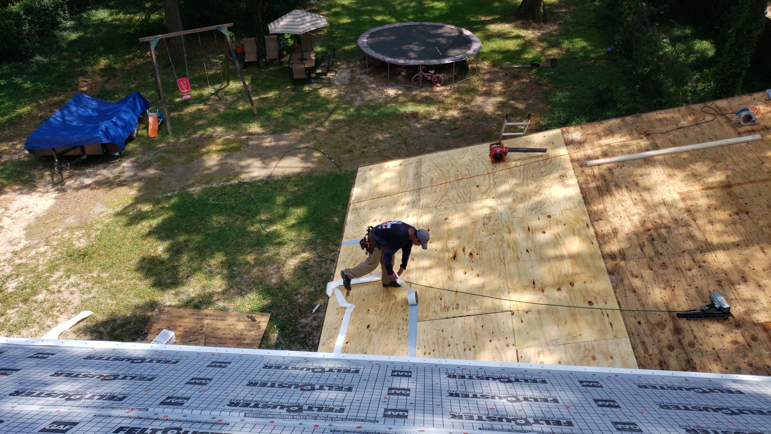 Residential Roofing Installation using Roof Replacement by American Roofing & Construction LLC