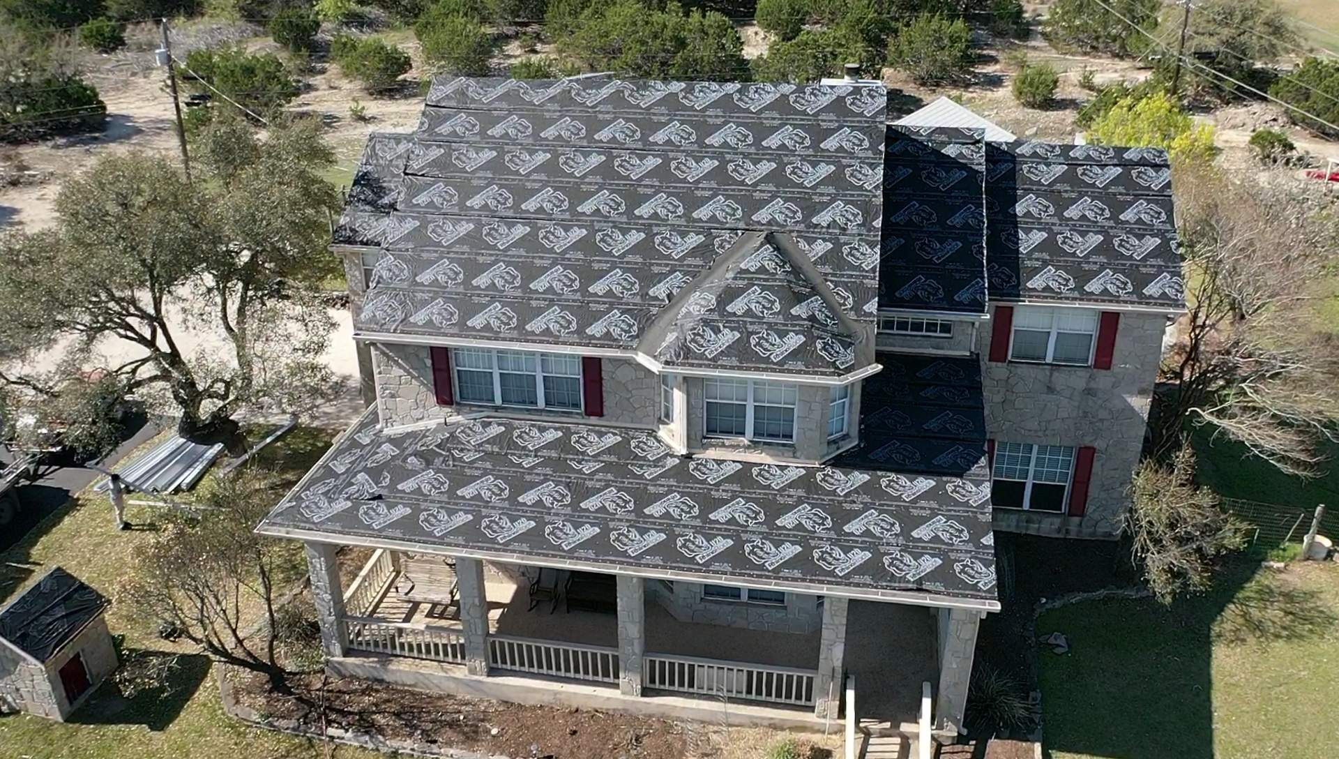 Residential Metal Roof Installation using McElroy Metal by Premier Roofing and Contracting