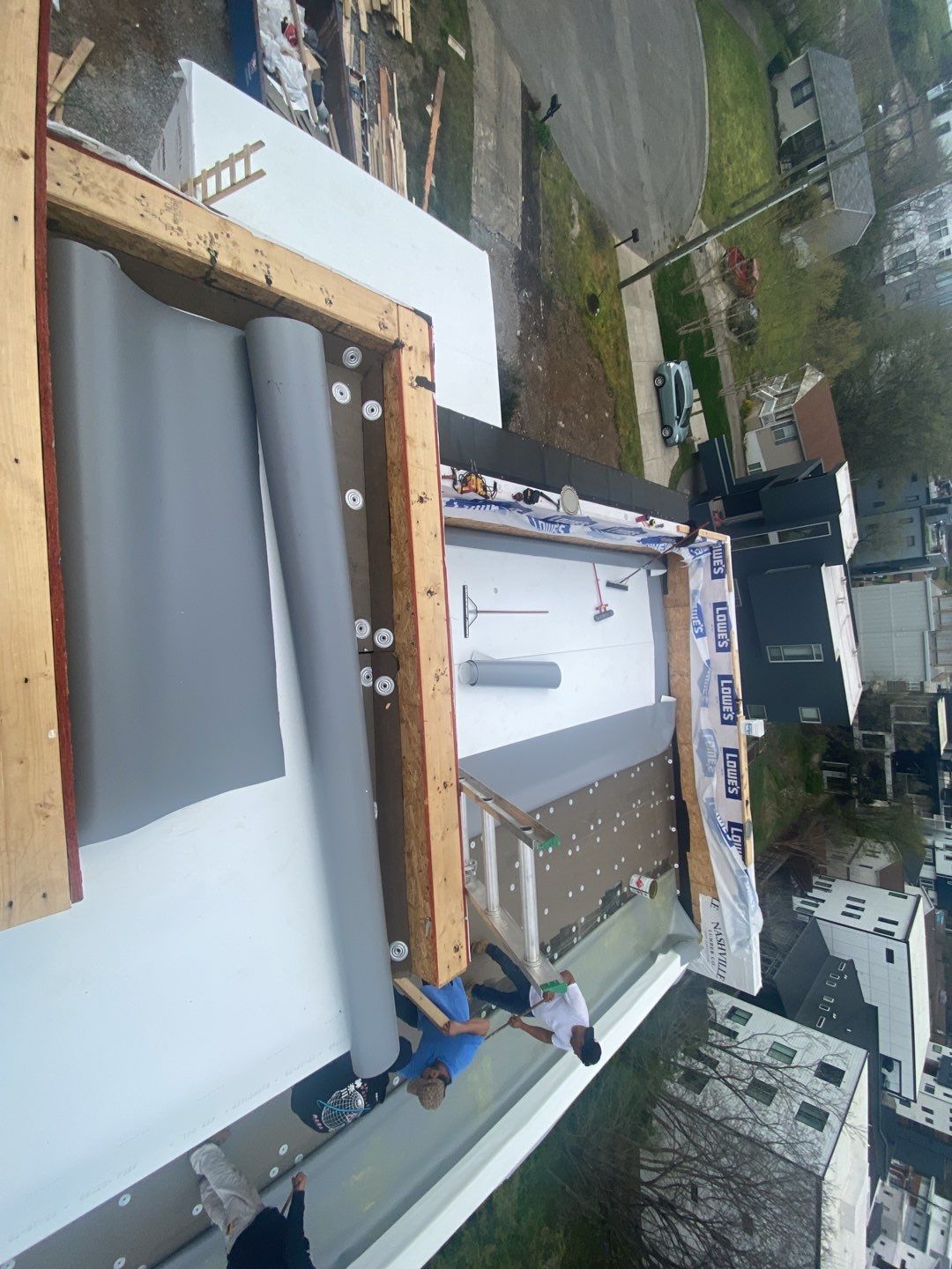 Residential Roofing Installation using TPO by Undersun Roofing 