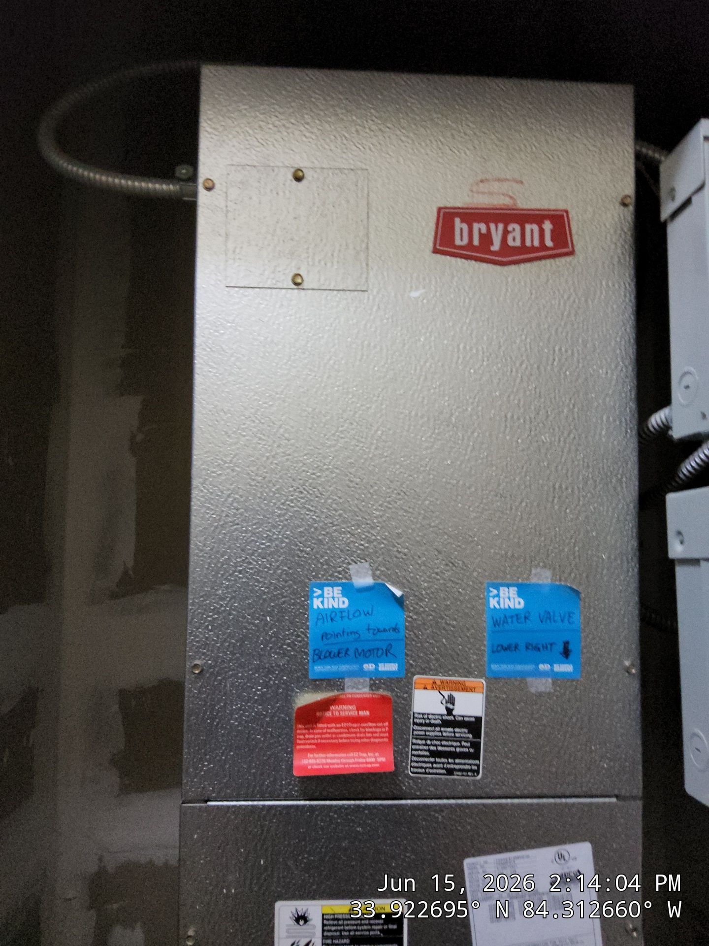 Bryant HVAC System Maintenance and Inspection in Atlanta by Veasey Mechanical Services