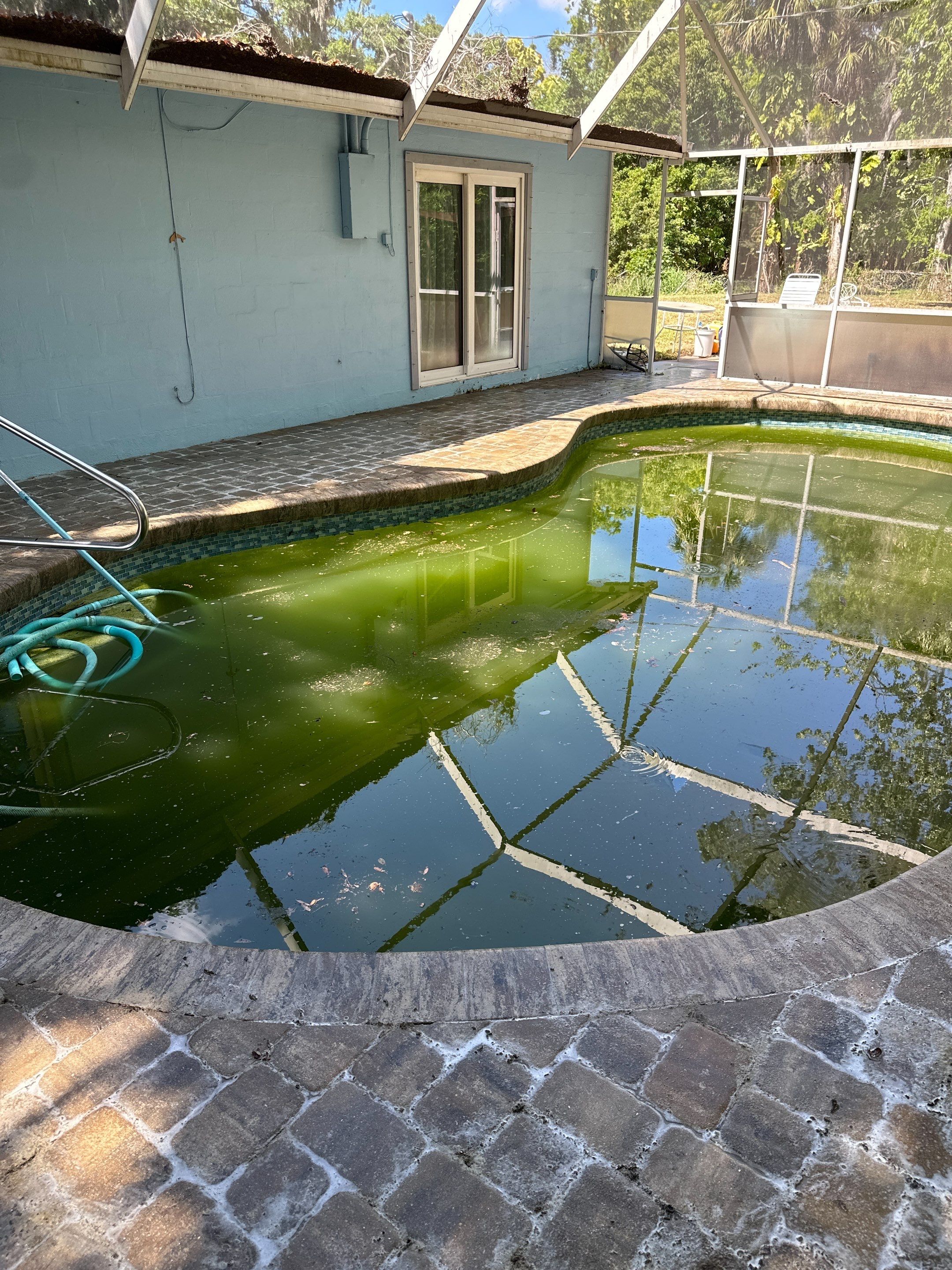 Paver Pool Deck Cleaning in Fair Oaks, Bradenton, FL | Sunshine AquaWash by Sunshine AquaWash