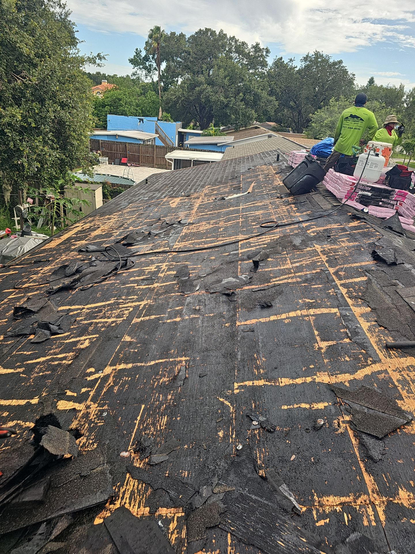 Project in Clearwater 33760 by Mitchell Roofing Company LLC 
