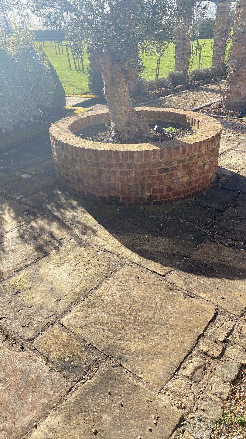 Patio Clean using honda 21 ltr/min by Ges Exterior Cleaning ltd