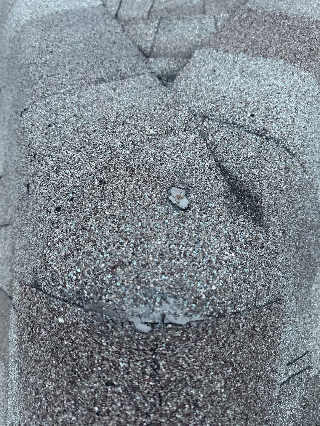 Hail Damage using Owen's Corning Duration (Lifetime) Shingles by Roof Repair Company