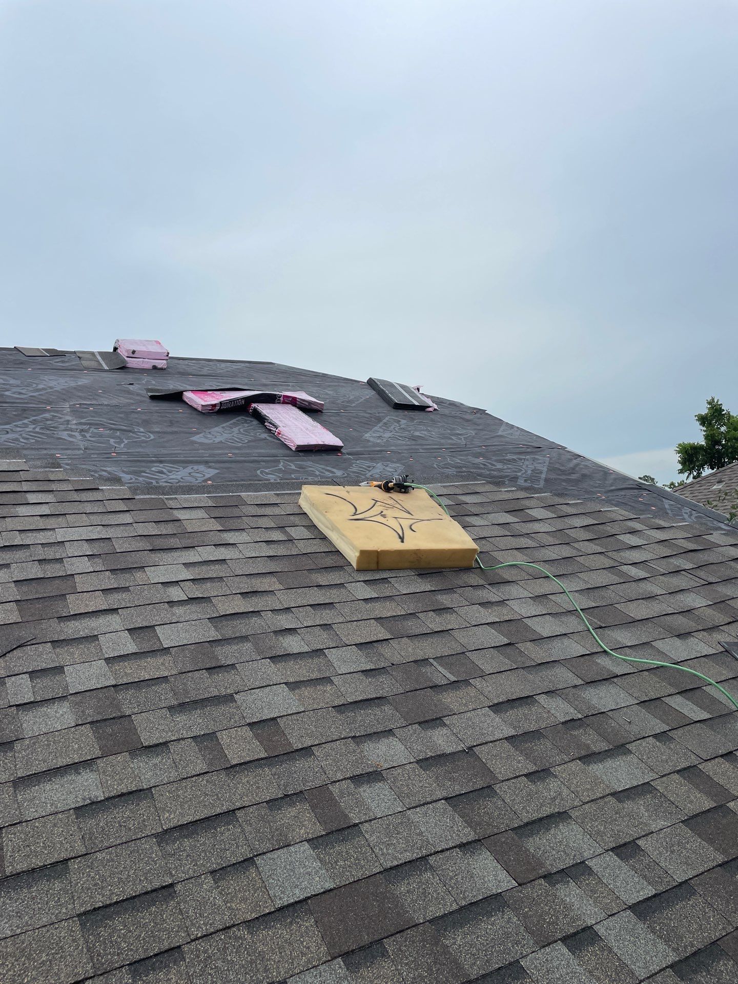 Residential Roofing Repair using Owen's Corning Duration (Lifetime) Shingles by Roof Repair Company