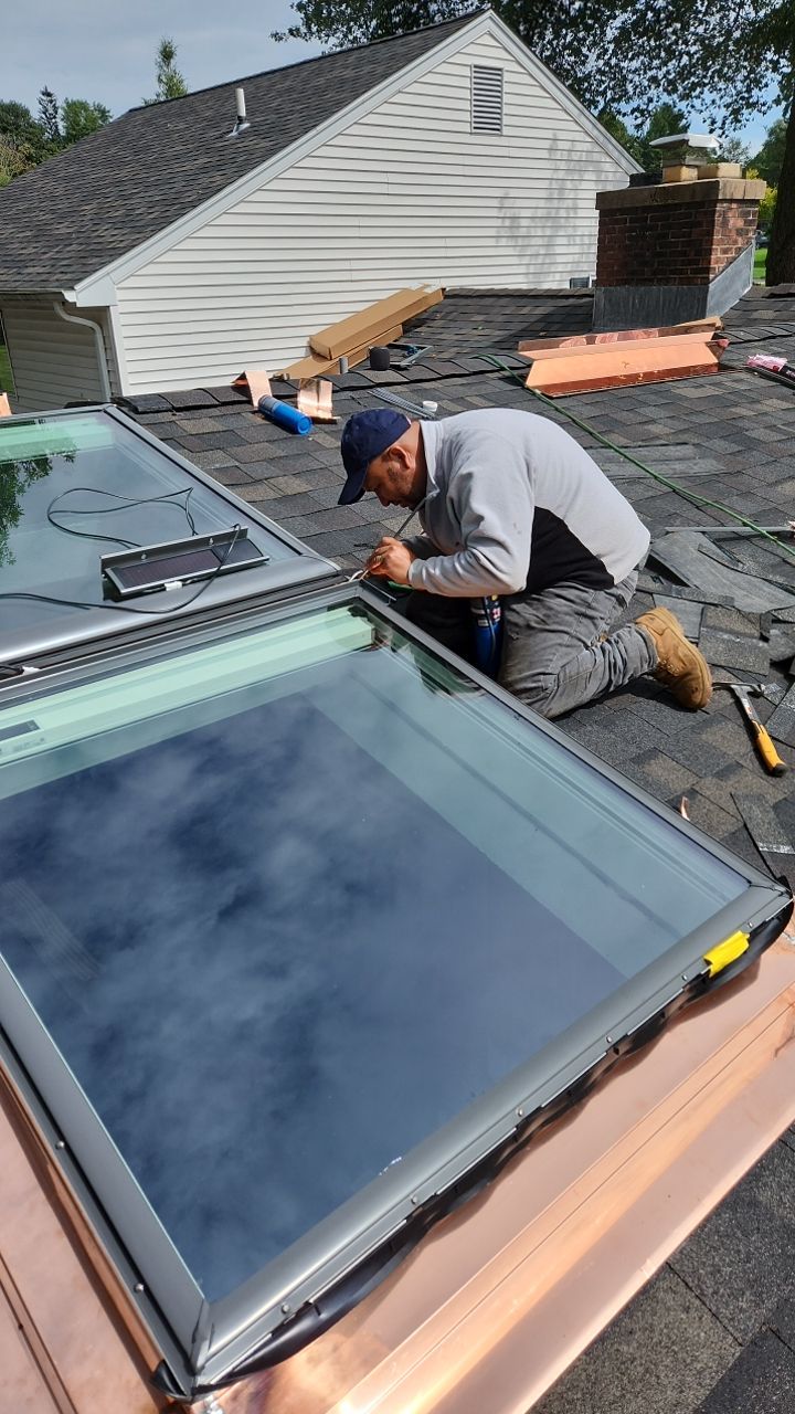 Residential Roofing Installation using Owens Corning TruDefinition Duration Designer - Black Sable by A Plus Exterior