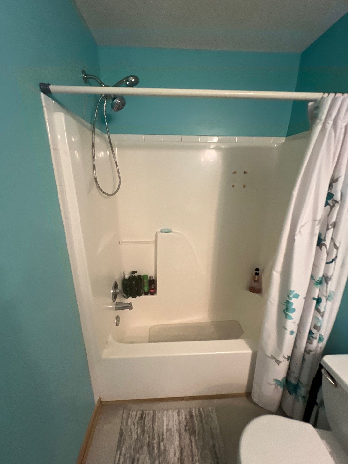 Bathroom Remodel using Luxury Vinyl Plank by The Shower Company
