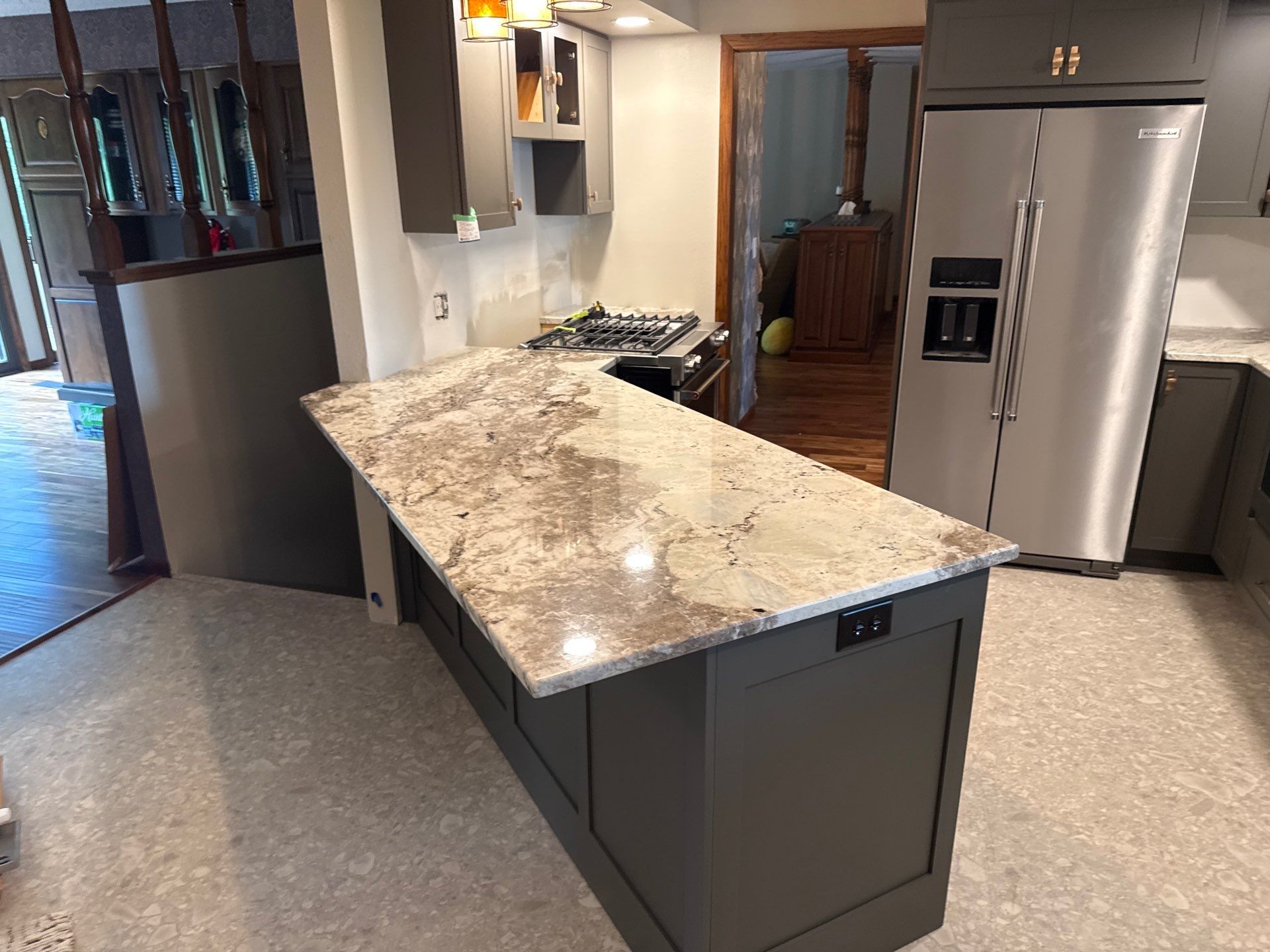 Project in Algona by Stone & Steel