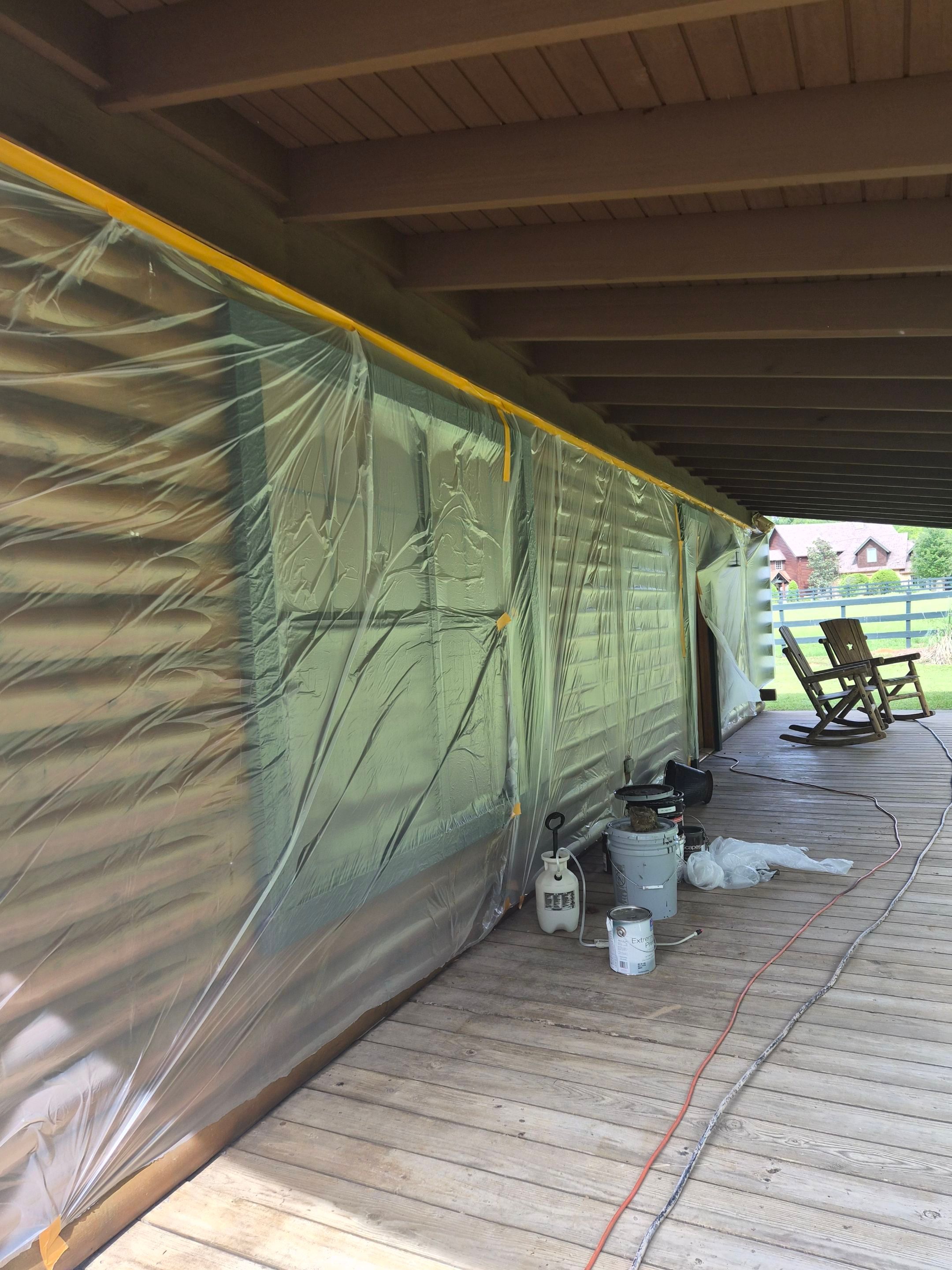 A Complete Exterior Refresh for a Custom Log Home & Property in Alba, Texas by Quality Coats Painting