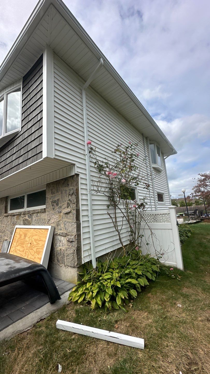 Full House Installation by Above All Gutters 