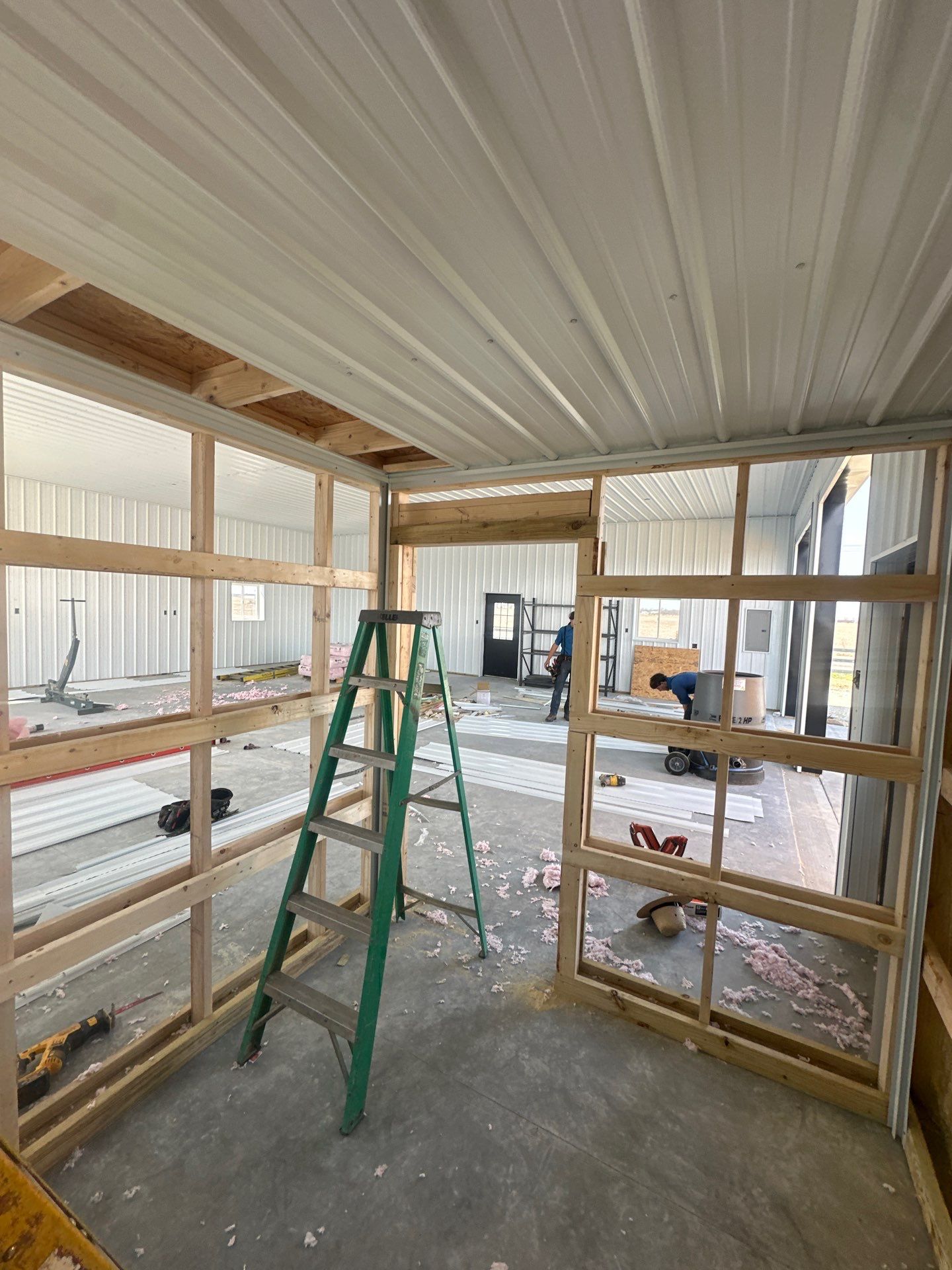 40'x40'x12' Garage by The Barn Builders 