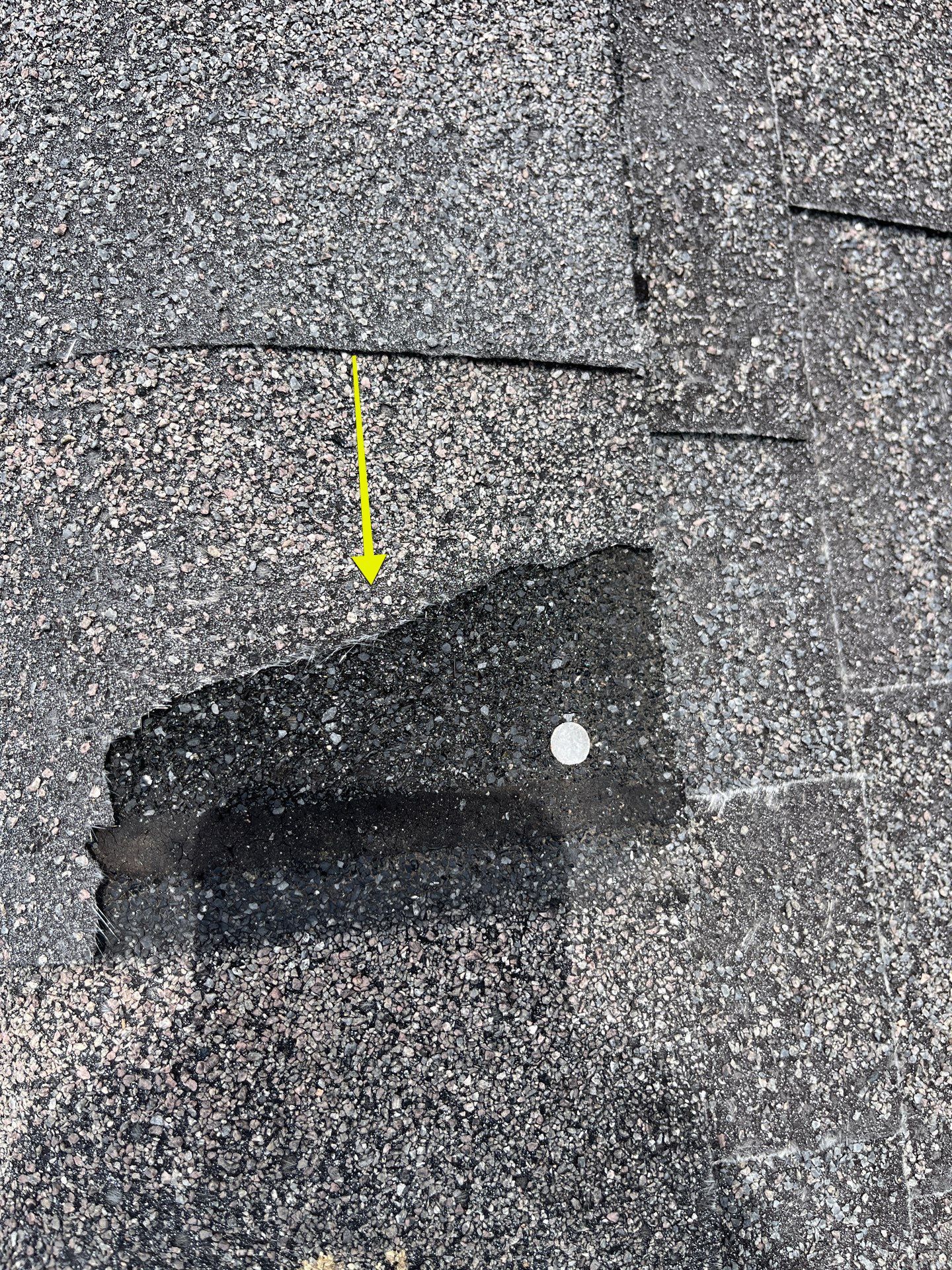 Hail Damage using Owen's Corning Duration (Lifetime) Shingles by Roof Repair Company