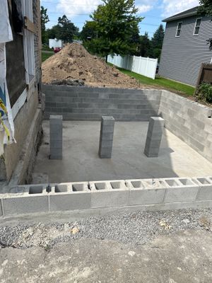 Block Foundation Addition
