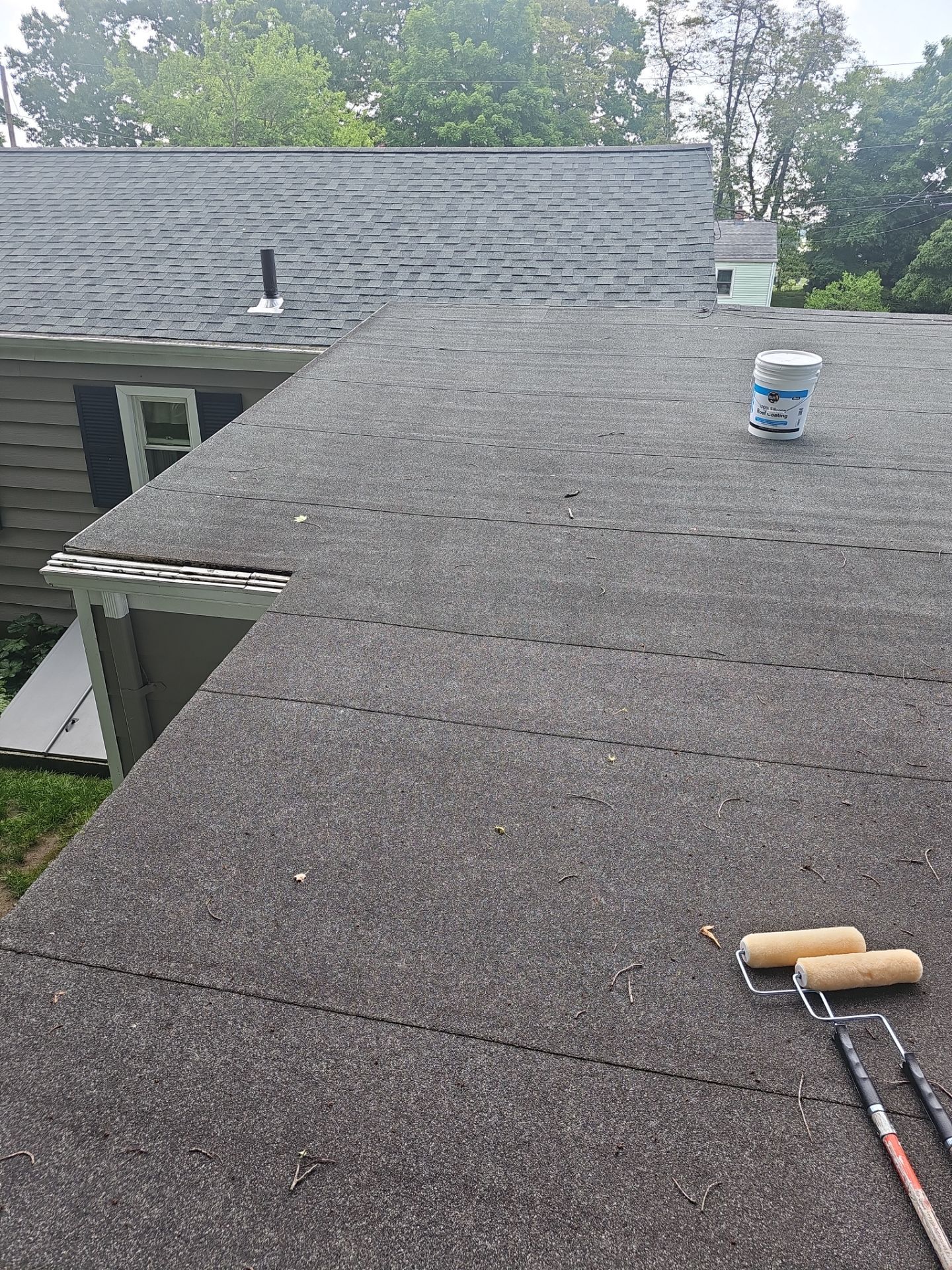 Residential Roofing Installation using Owens Corning Duration Onyx Black by A Plus Exterior