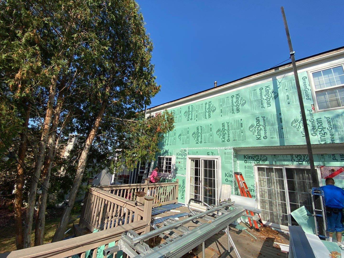 Siding Replacement using Certainteed Restoration Classic D4 Midnight Blue by 180 Contractors