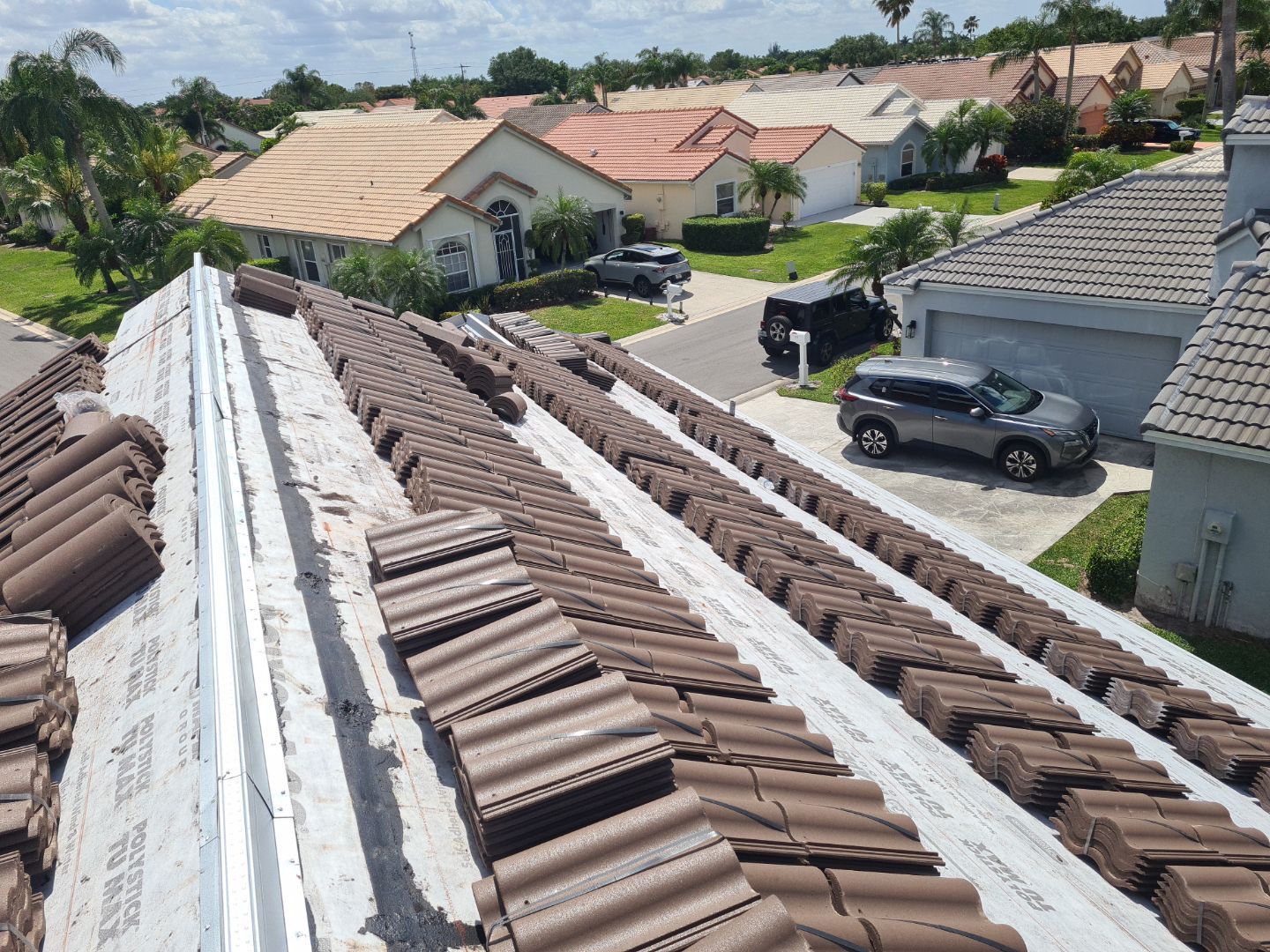 Residential Roofing Installation using WestLake Roofing Tile by BLUES BROTHERS ROOFING