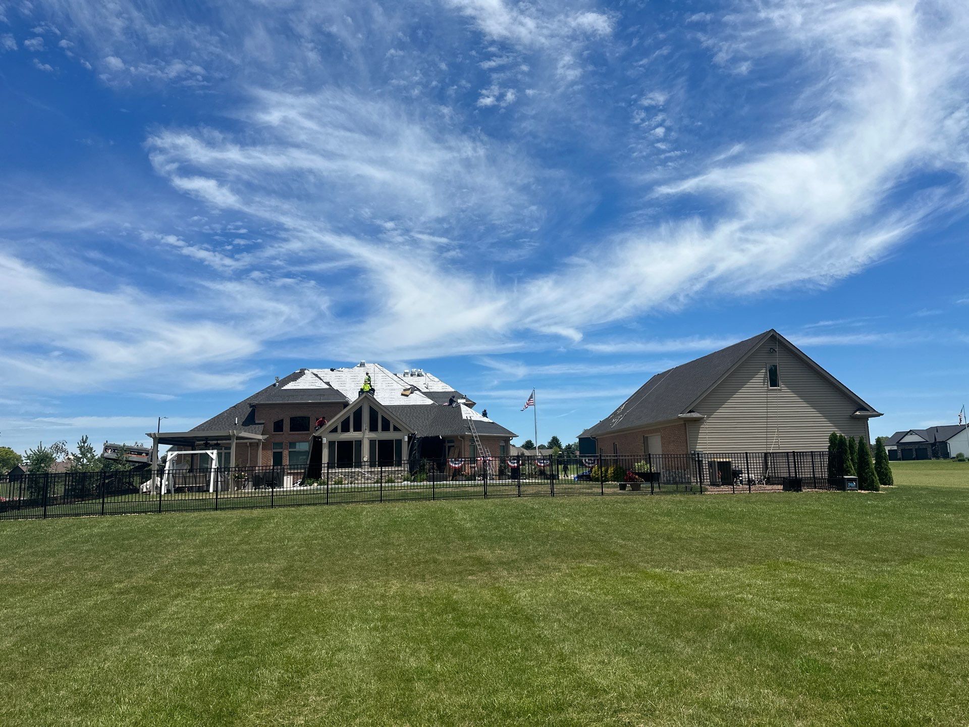 Residential Roofing Installation using GAF Timberline HDZ Appalachian Sky by Nitro Roofing and Construction