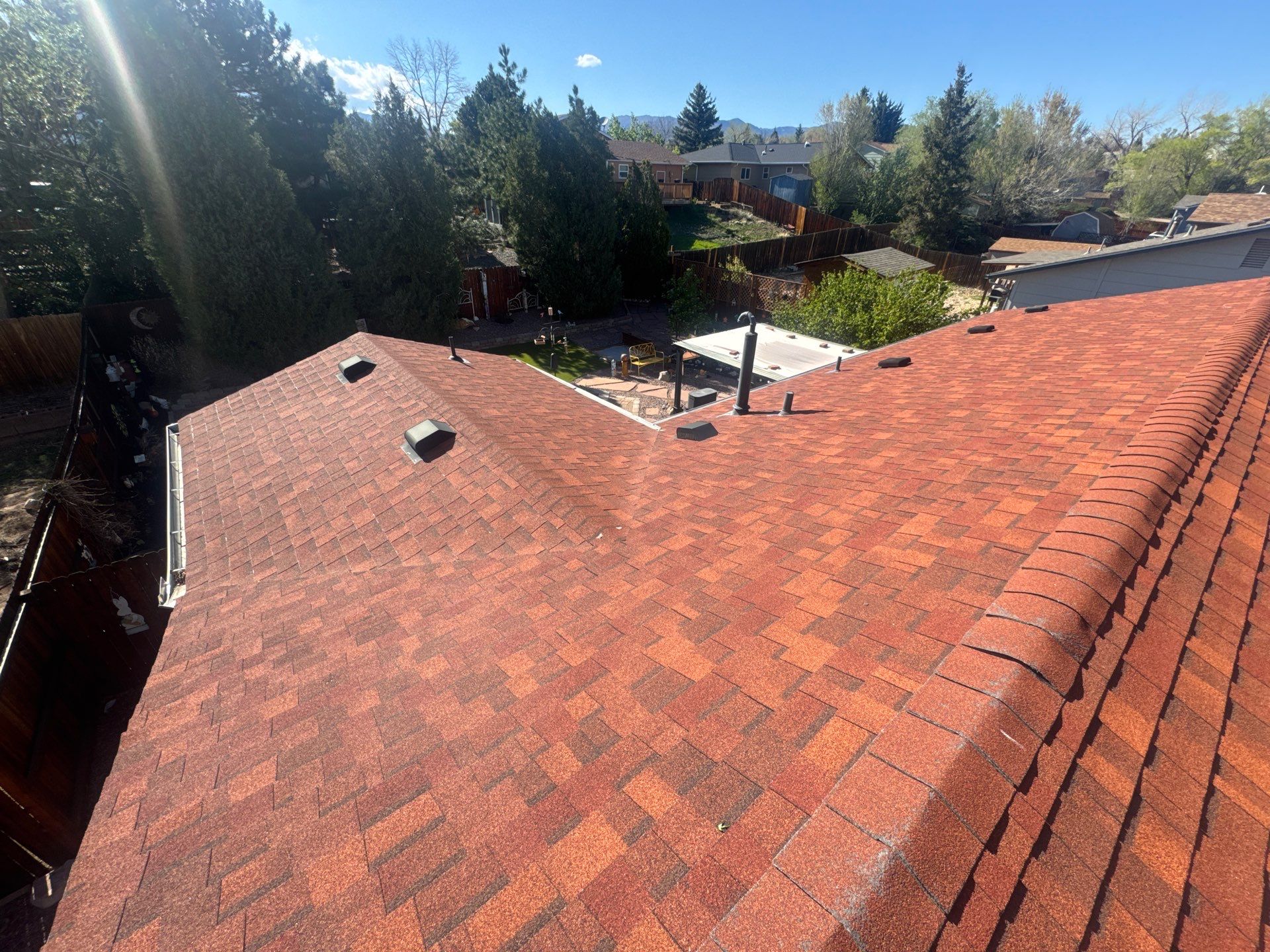 Project in Colorado Springs by Raptor Roofing 
