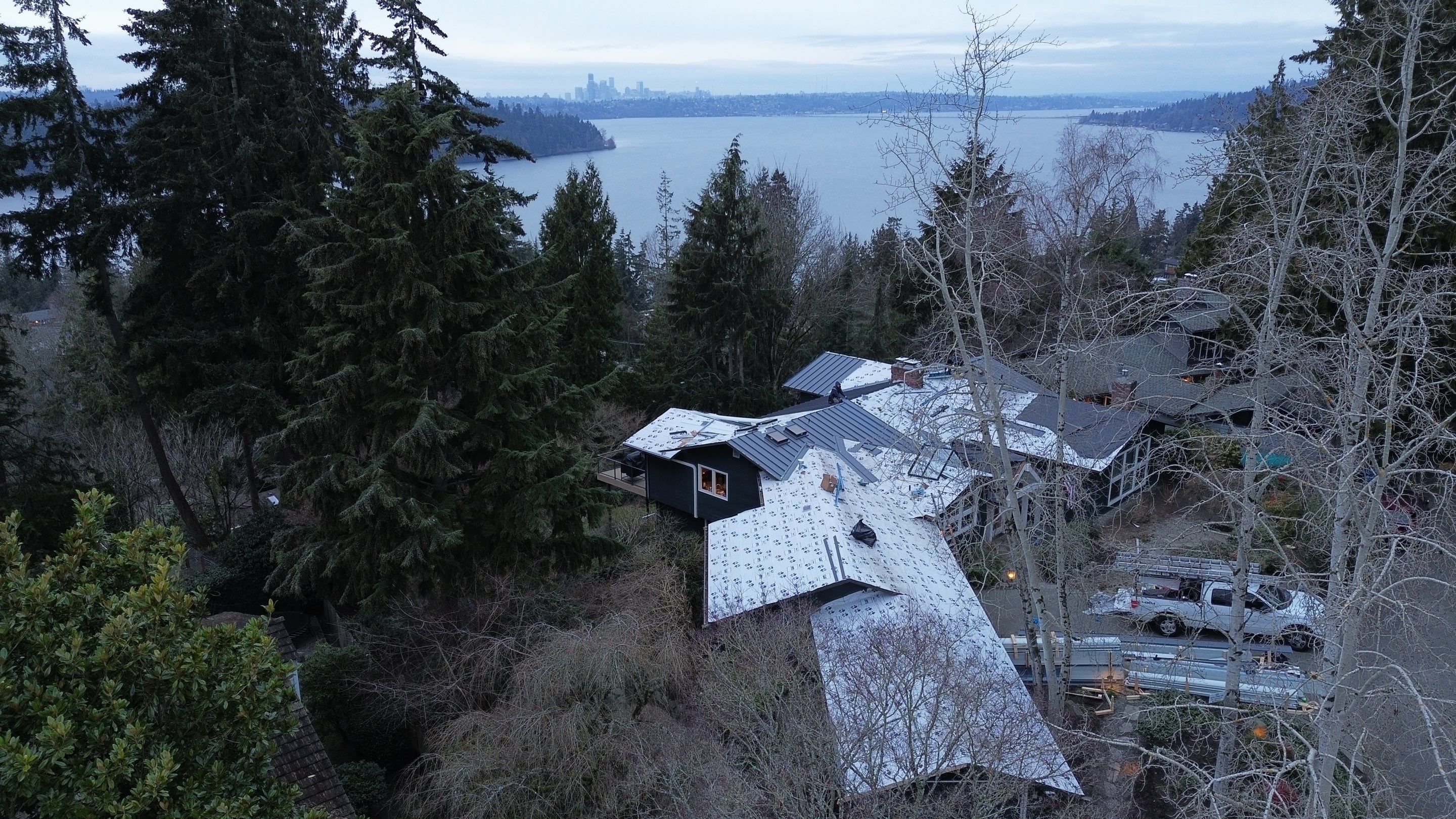 Mercer Island, Metal Roof Replacement, NRM 1000 by Proline Roofing & Restoration LLC