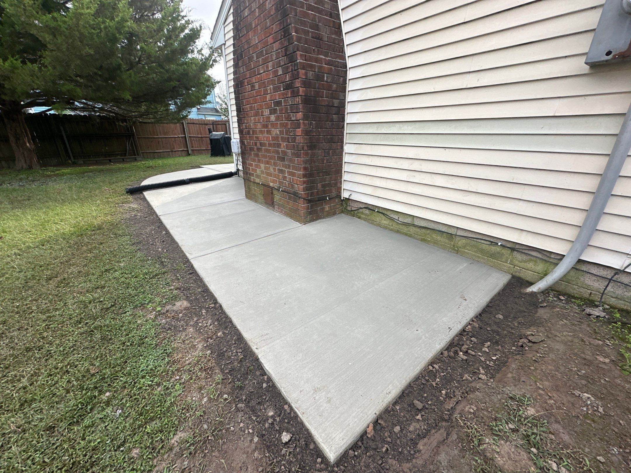 Project in Virginia Beach by Sam The Concrete Man Virginia Beach
