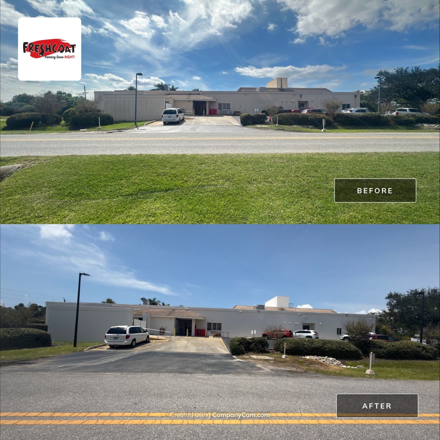 Life Car Center of Punta Gorda - Commercial Exterior by Fresh Coat Painters