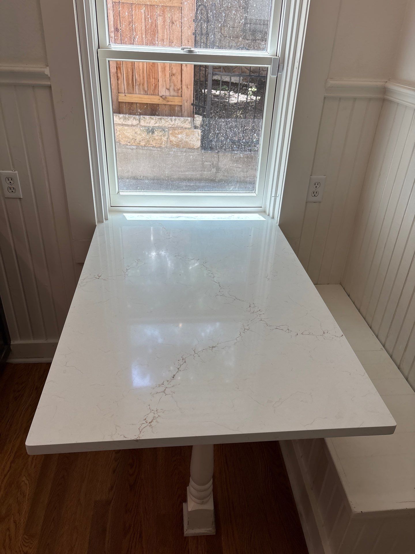 Kitchen countertops using Mysterio Gold Vicostone by Mena stone surfaces