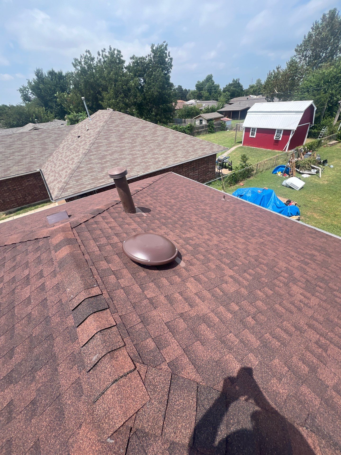 Roof Replacement and Gutter Installation in Oklahoma City, OK by McCann's Roofing and Construction