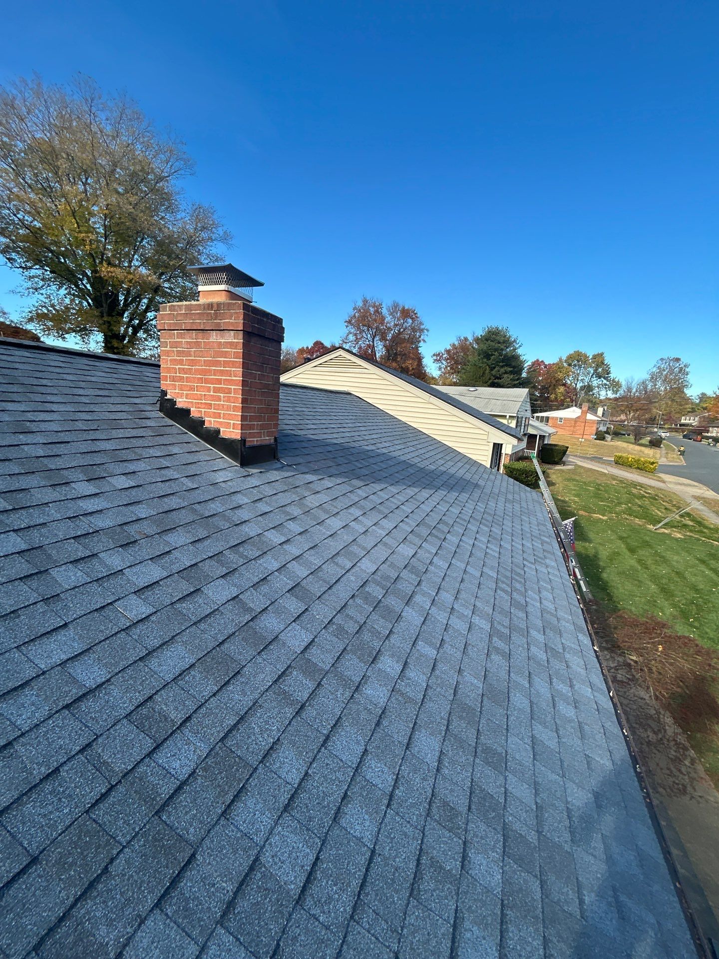 Faifax : Residential Roof Replacement with CertainTeed Landmark Pro in Max Def Coastal Blue  by RM Banning, Inc.