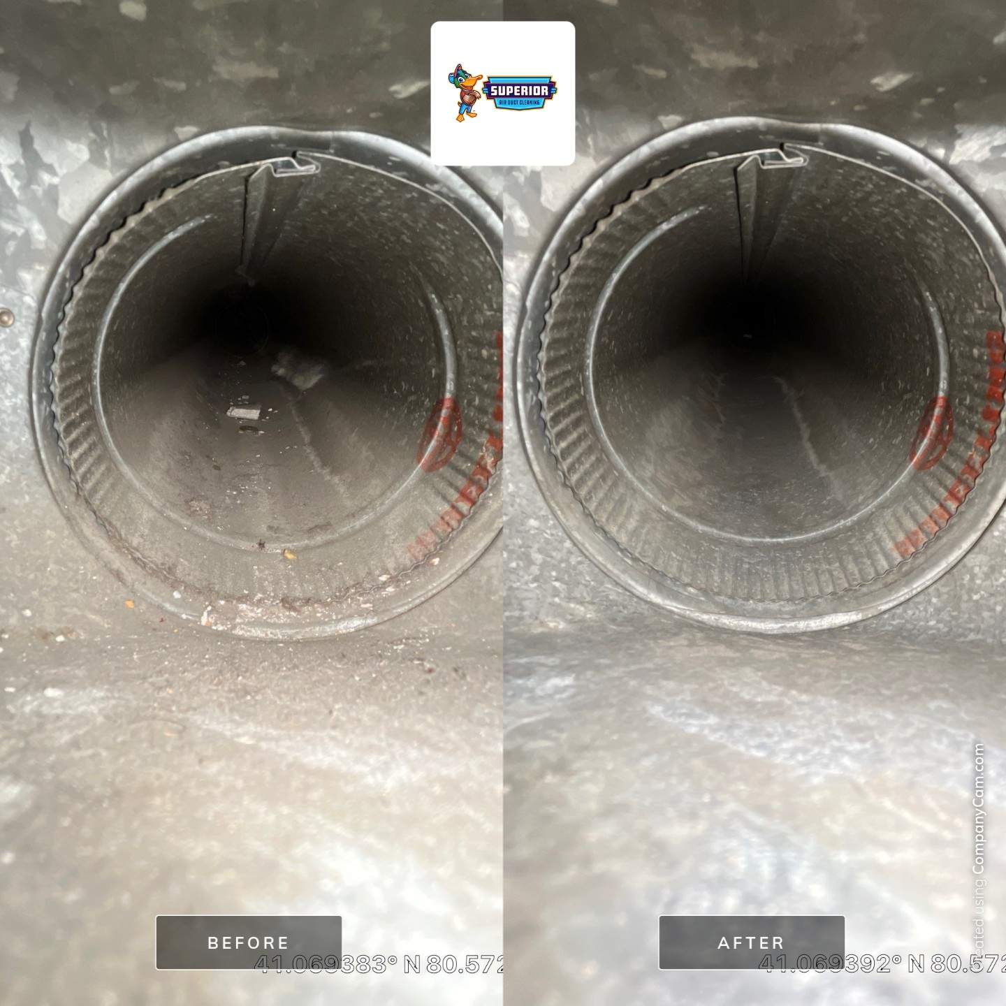 Air Duct Cleaning With a Vacuum Truck in Campbell, OH by Superior Air Duct Cleaning