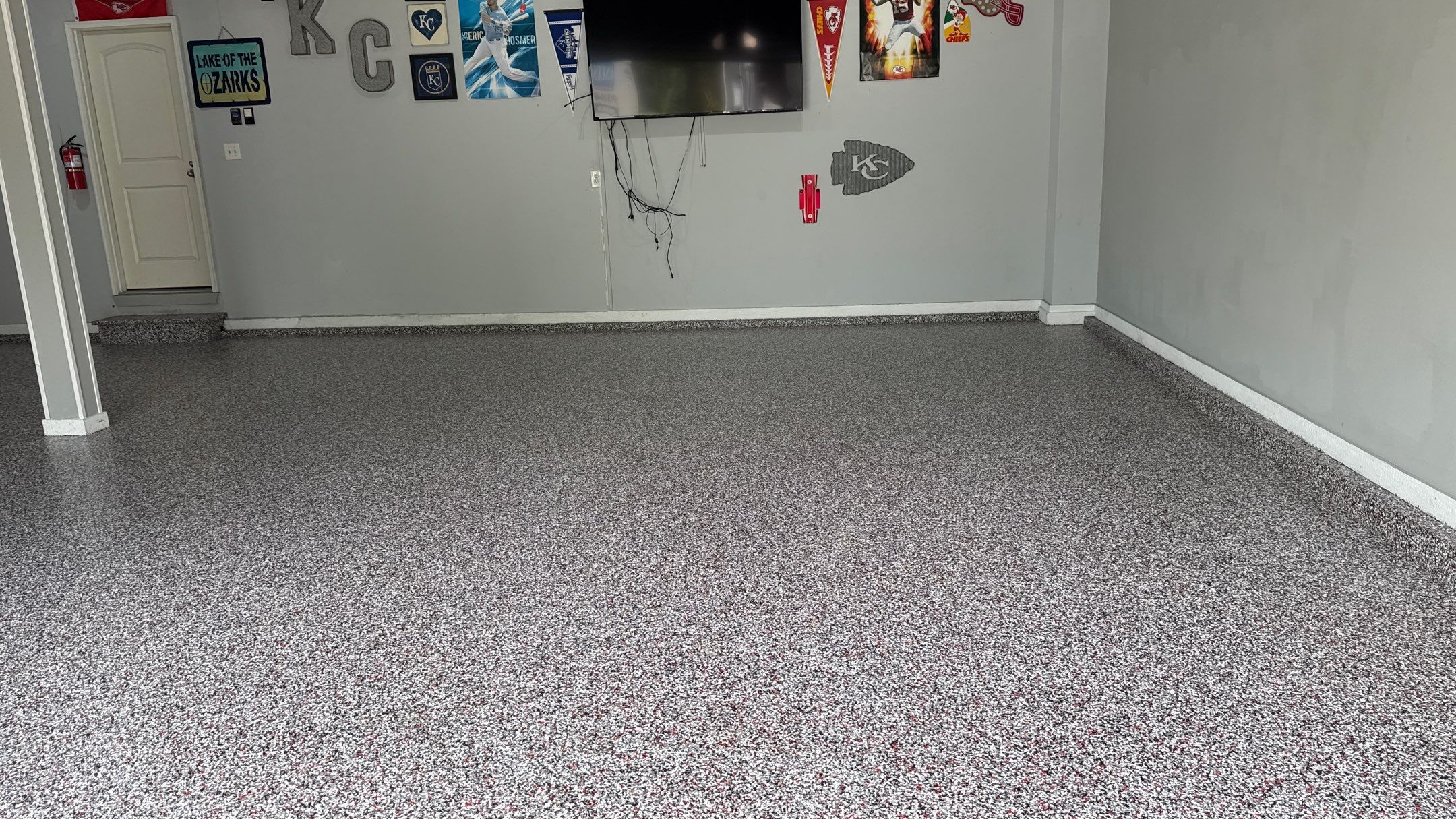 Tony & Denise Added A Little Flash To Their Garage  by Banner Garage