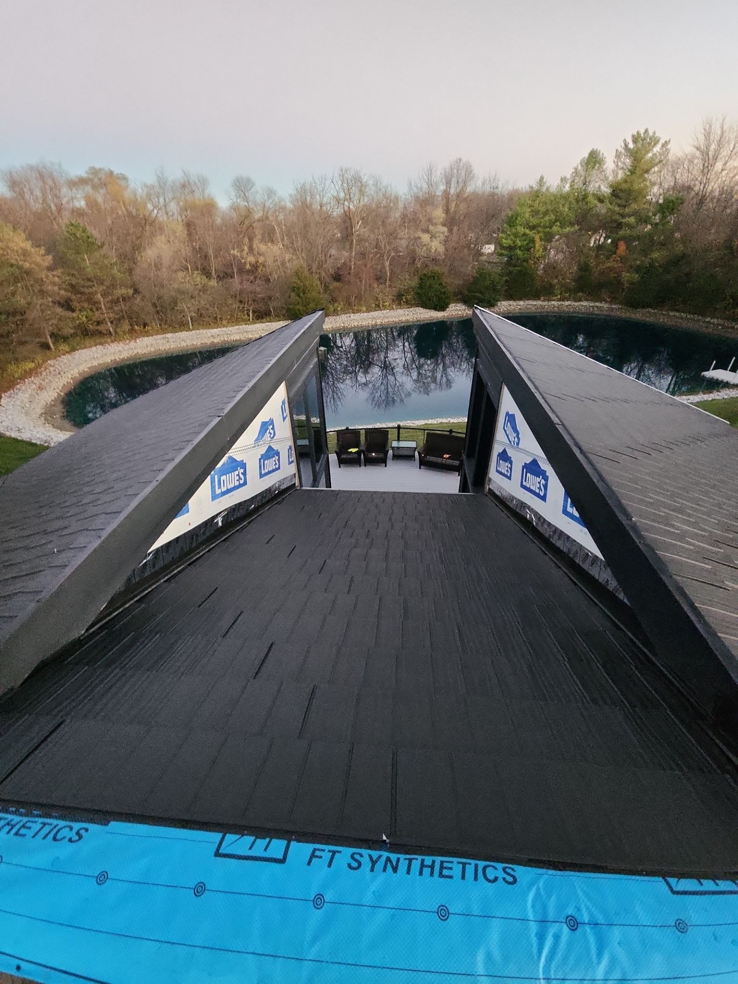 Black Frost Metal Shake Roof & Modern Exterior Renovation – Fort Wayne, IN by 4Ever Metal Roofing