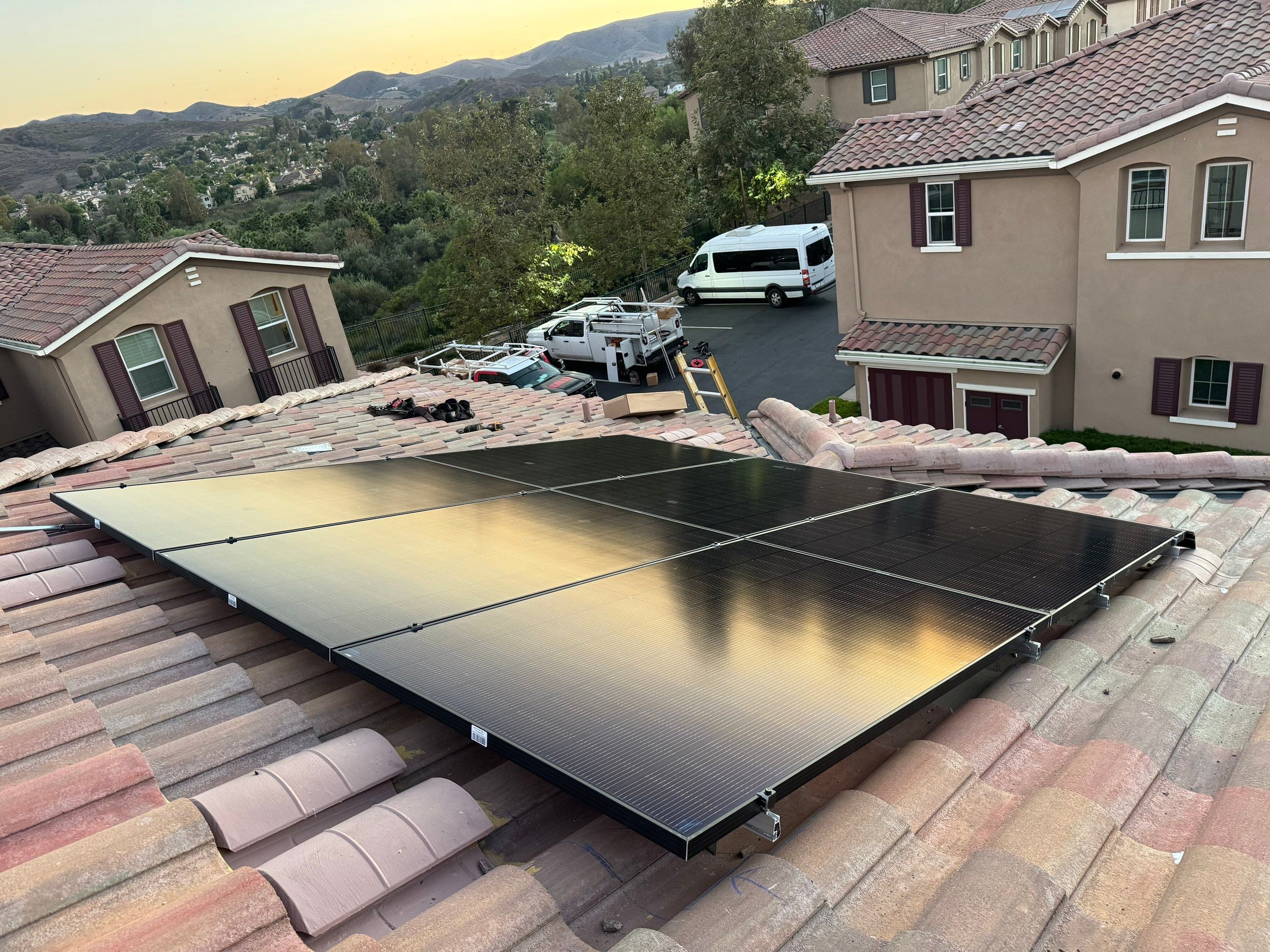 Solar Panel Installation and Enphase IQ Battery Storage in Simi Valley by VIBE SOLAR