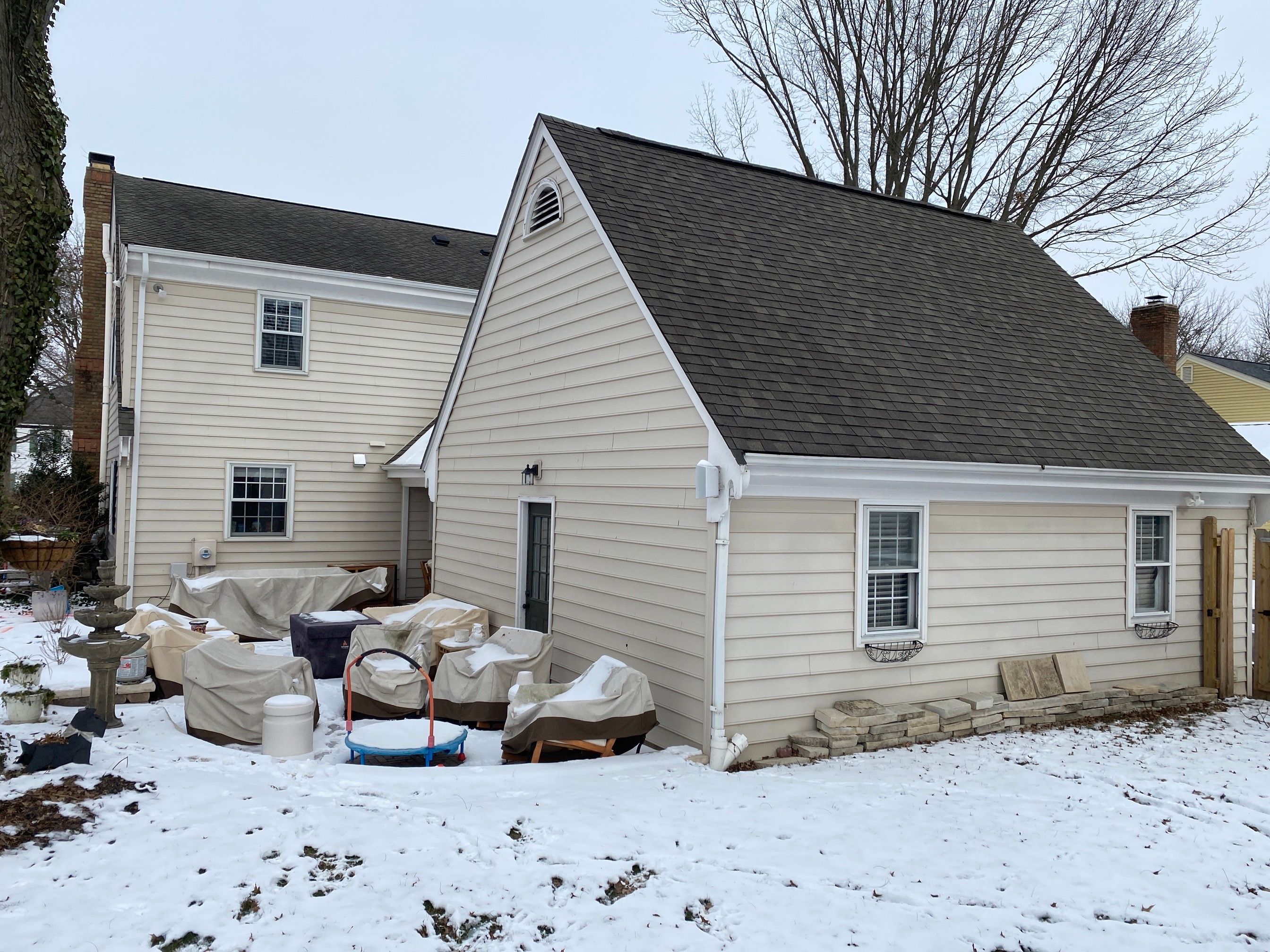 Residential Roofing Installation using James Hardie Fiber Cement Lap Siding and Certainteed Landmark Pro Shingles by Best Exteriors Inc