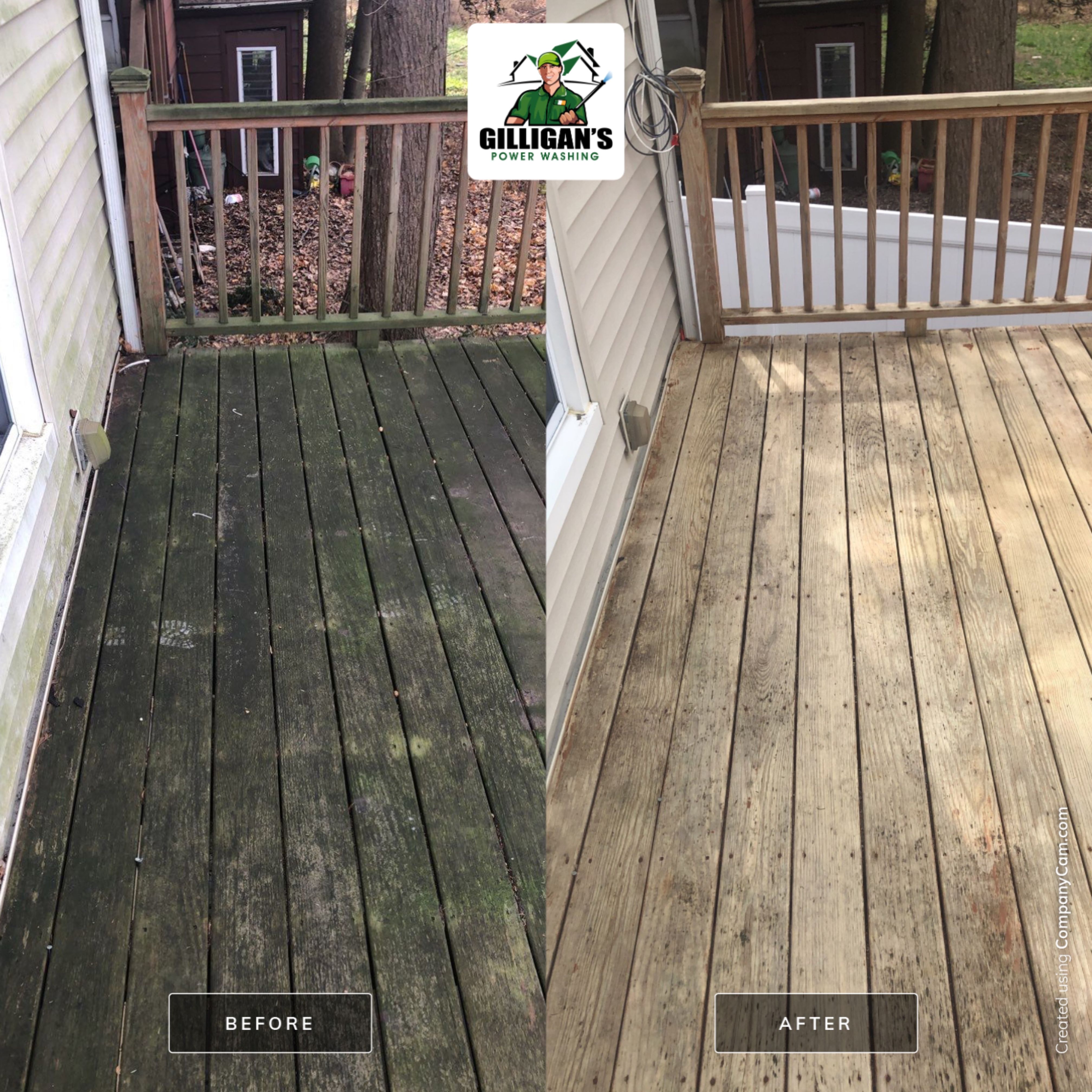 Exterior Cleaning using Softwashing by Gilligan’s Power washing