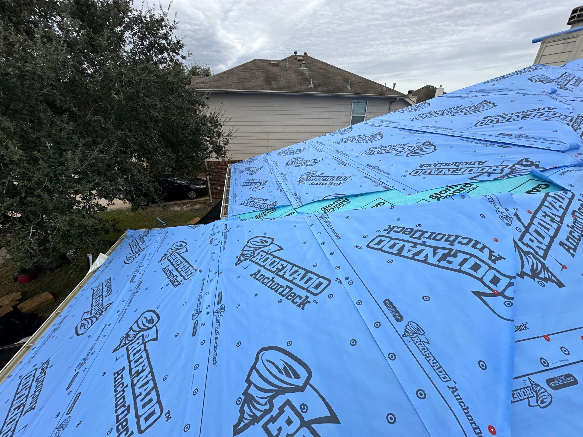 Project in Houston by Motion Roofing