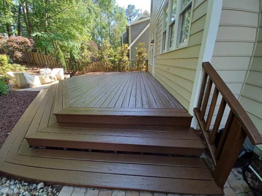 Coated Deck using AcryFin by DuraSeal