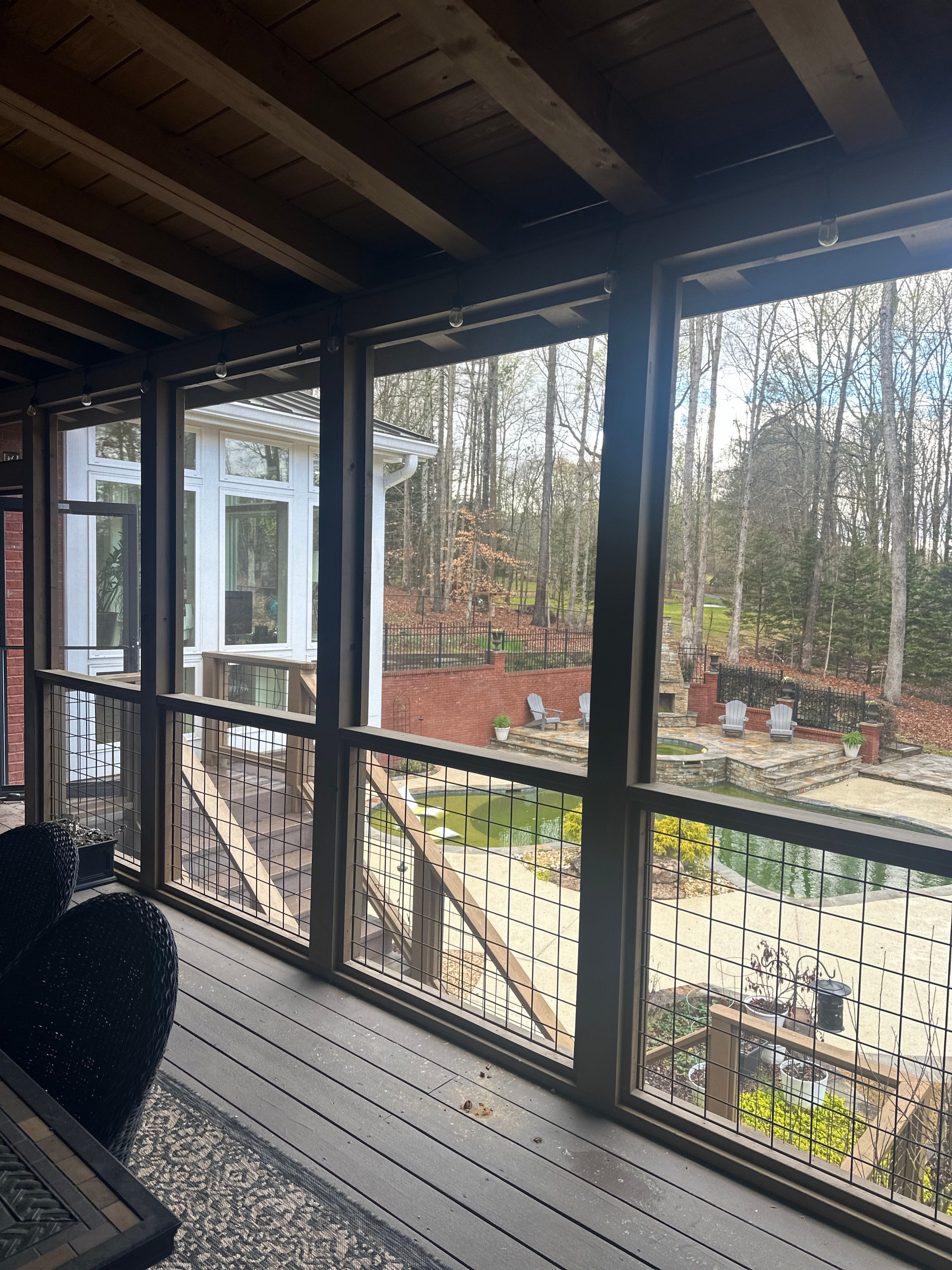 Lawrenceville, GA Deck Resurface using Deckorators Voyage Series with Timbertech LED Riser Lights by Nelson Exteriors