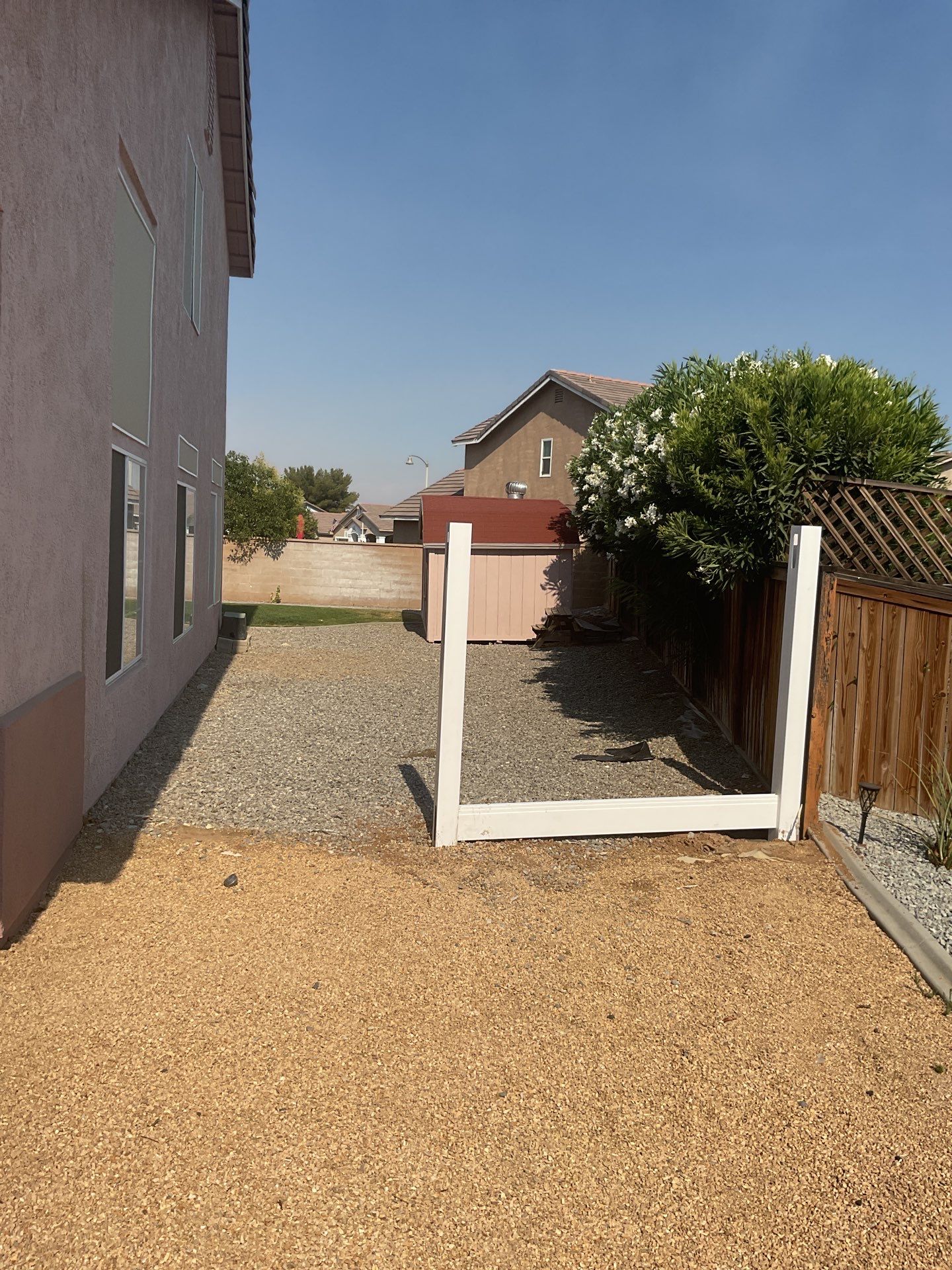 Fence Installation using Vinyl by Fence Guys Inc. 